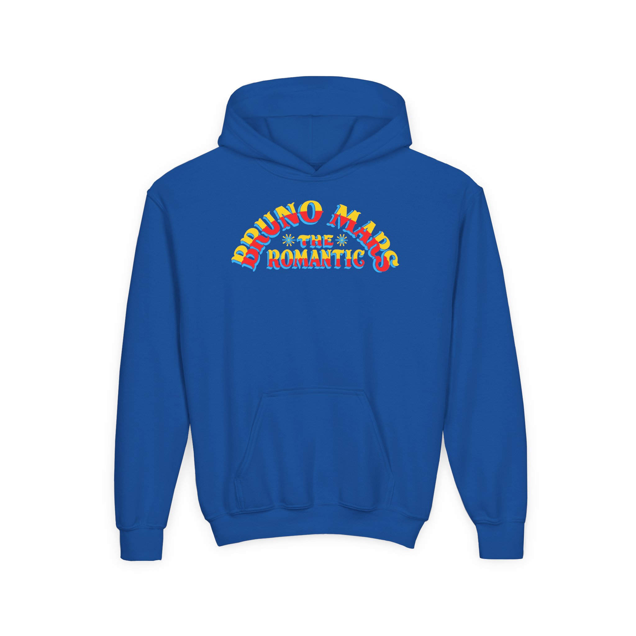Bruno Mars the Romantic Halo Youth Heavy Blend Hooded Sweatshirt - Image 5
