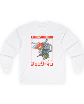 Chainsaw Man Three Tone Unisex Ultra Cotton Long Sleeve Tee