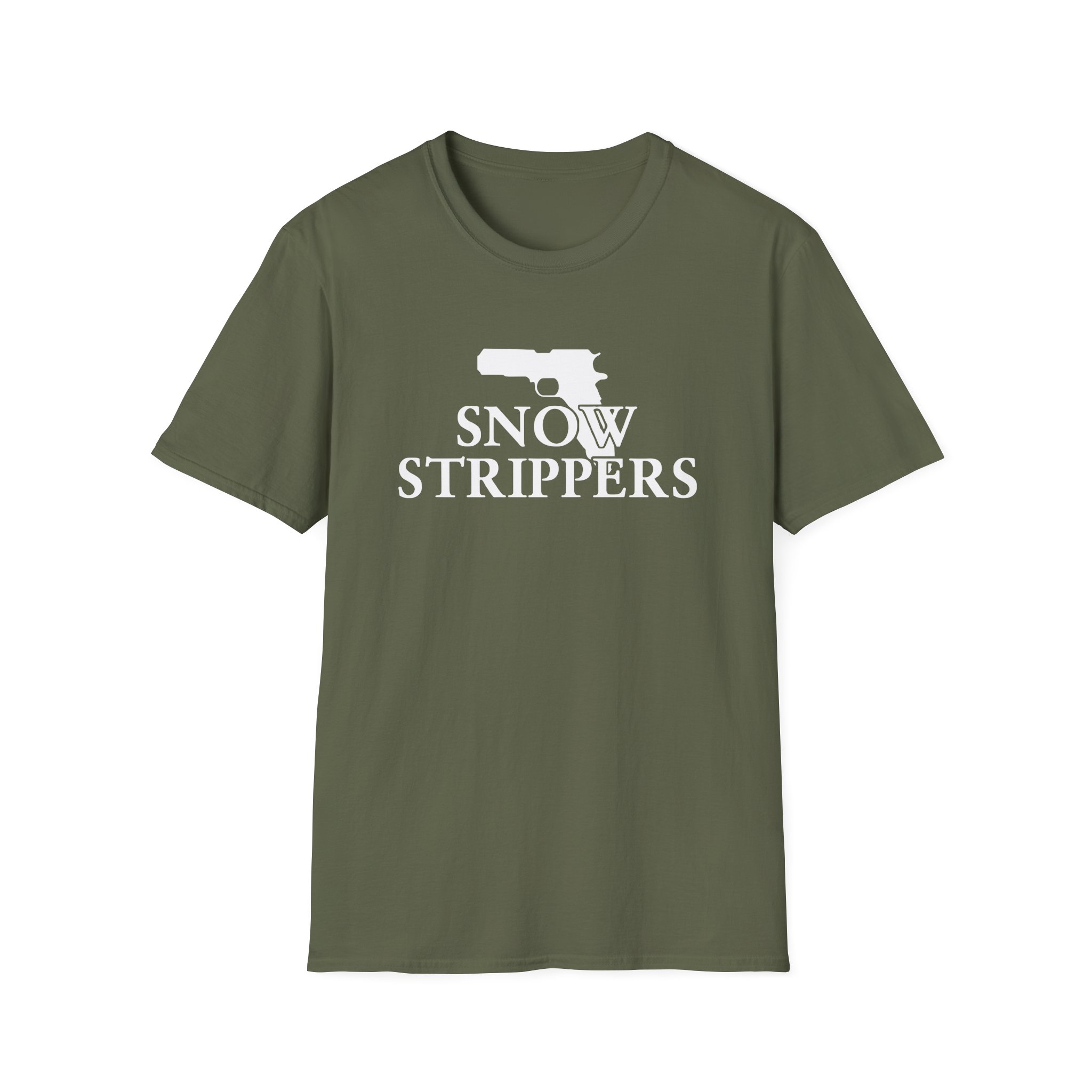 Snow Strippers Unisex Softstyle T-Shirt - Image 5