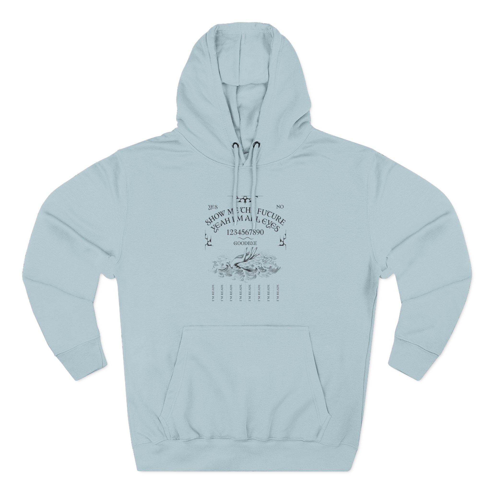 Caroline Polachek Ocean of Tears Three-Panel Fleece Hoodie - Image 9