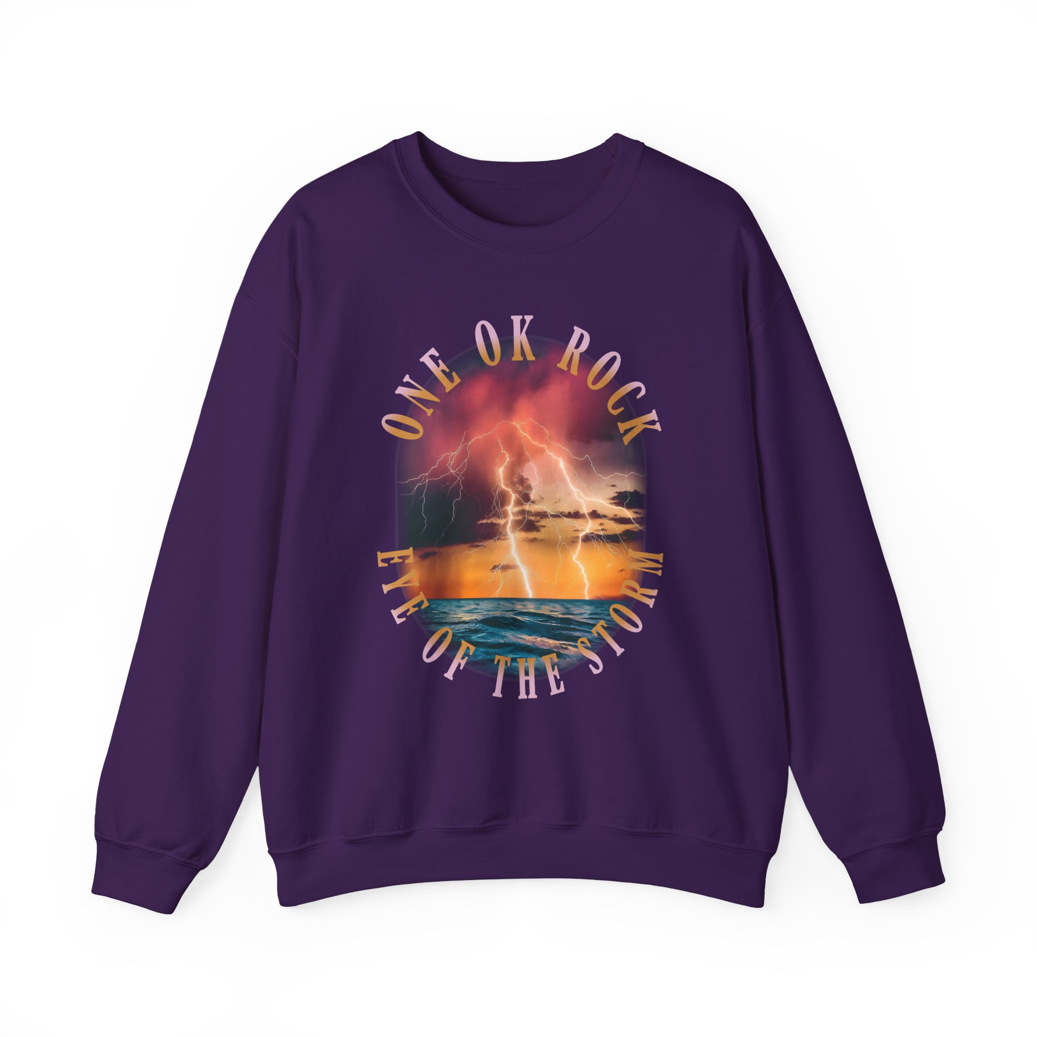 One Ok Rock Vintage Storm Unisex Heavy Blend™ Crewneck Sweatshirt - Image 11