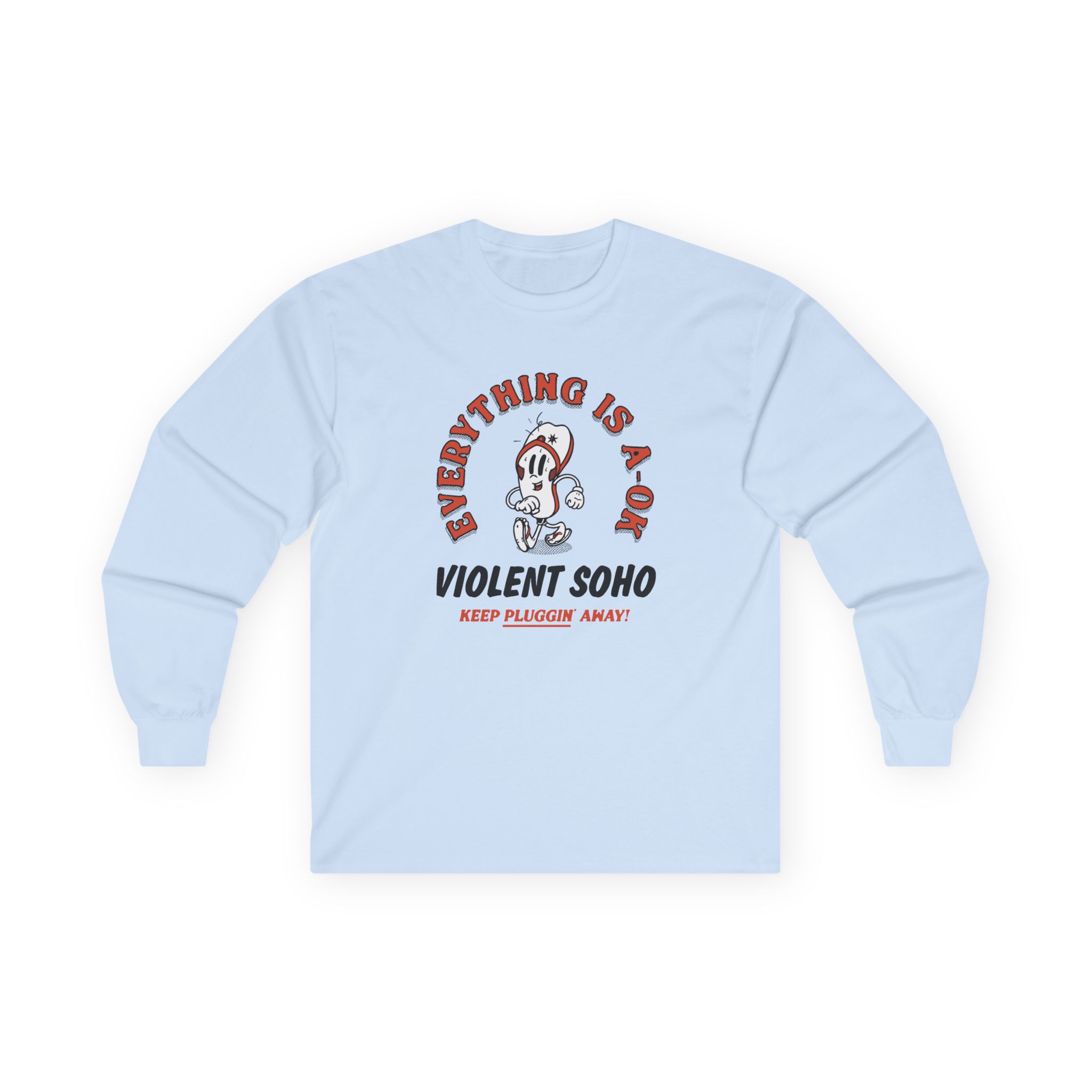 Violent Soho Keep on Pluggin Unisex Ultra Cotton Long Sleeve Tee - Image 7