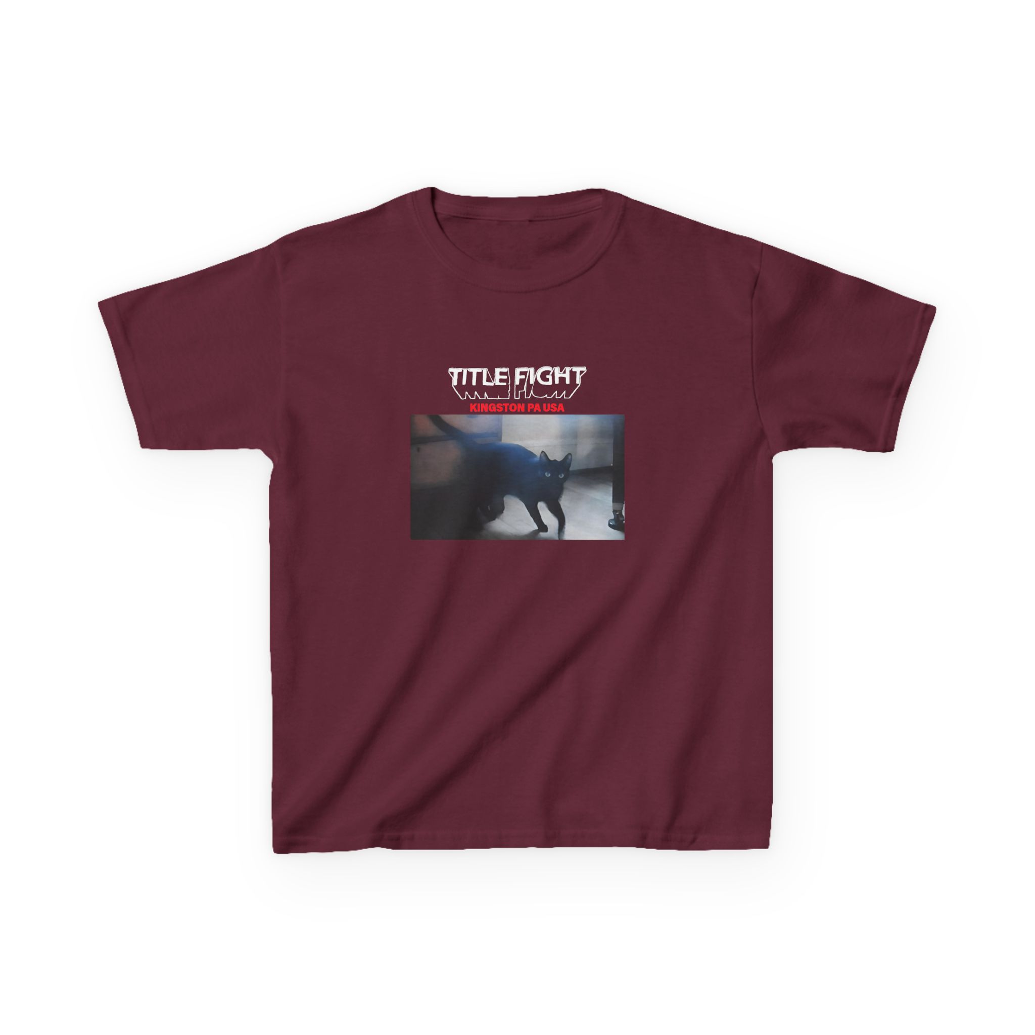 Kids Cold Cuts Title Fight Kingston Cat Heavy Cotton™ Tee - Image 3