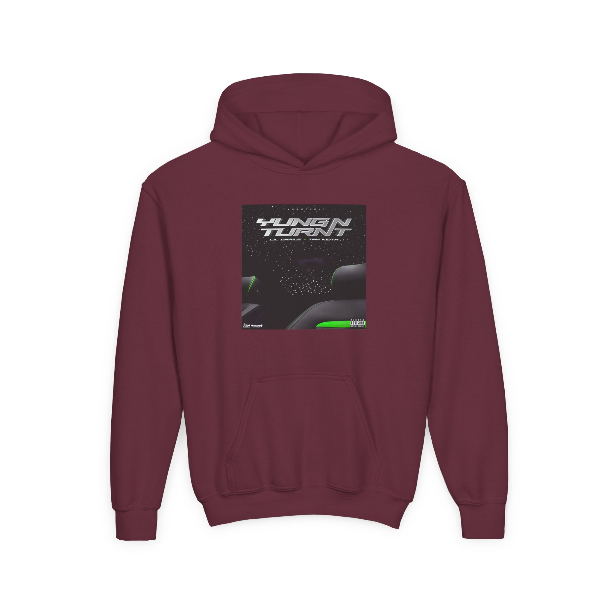 Tay Keith Youth Heavy Blend Hooded Sweatshirt - Image 3