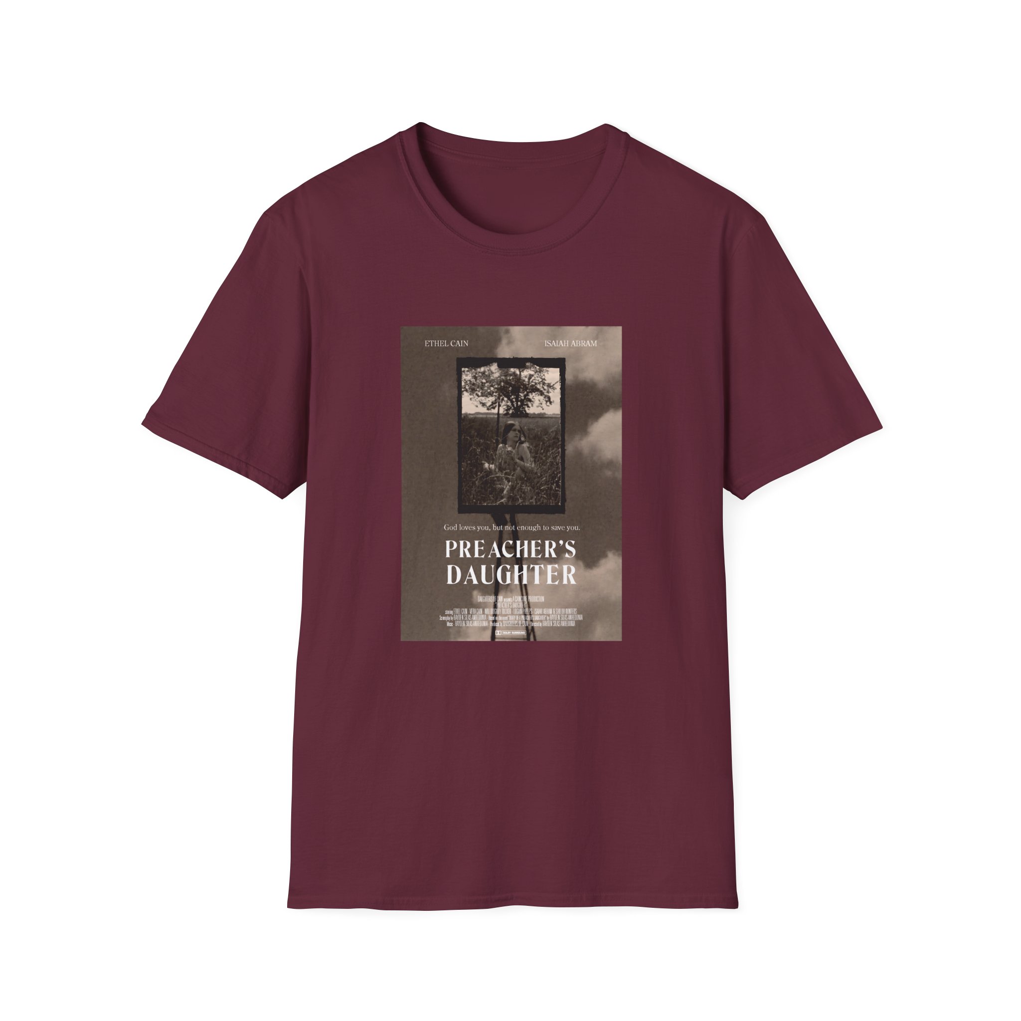 Ethel Cain Preacher's Daughter Movie Poster Unisex Softstyle T-Shirt - Image 5
