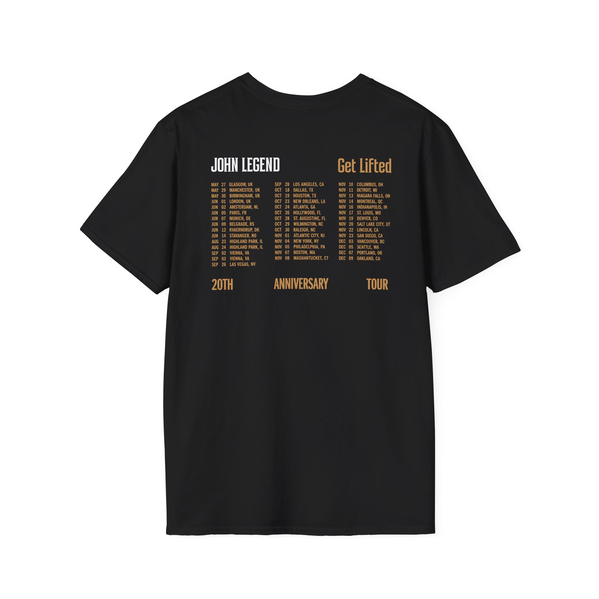 John Legend Get Lifted Unisex Softstyle T-Shirt - Image 2