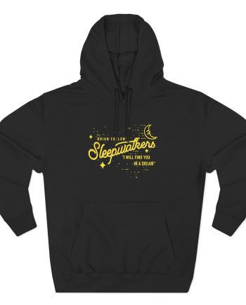 Brian Fallon Sleepwalkers Three-Panel Fleece Hoodie