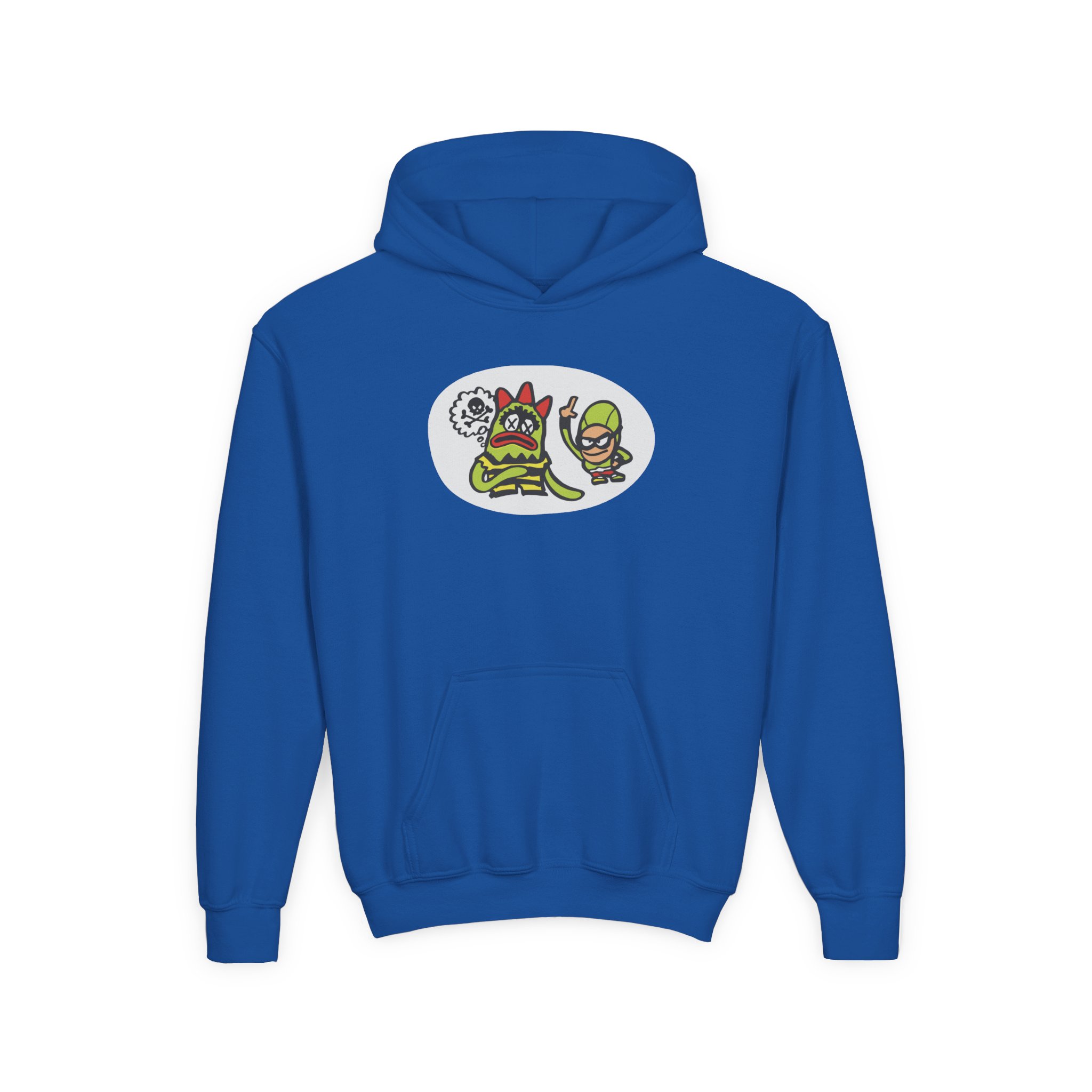 The Aquabats Bat Commander Youth Heavy Blend Hooded Sweatshirt - Image 9