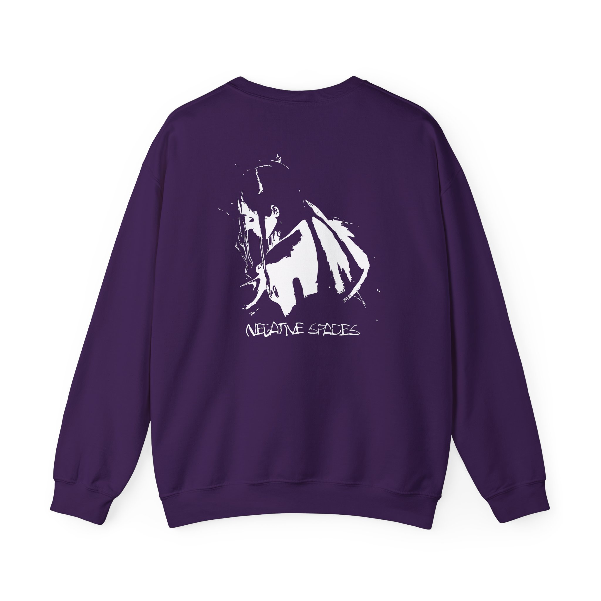 Poppy Negative Spaces Unisex Heavy Blend™ Crewneck Sweatshirt - Image 12