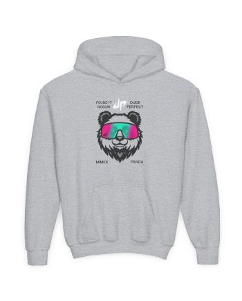 Dude Perfect Drippy Panda Youth Heavy Blend Hooded Sweatshirt