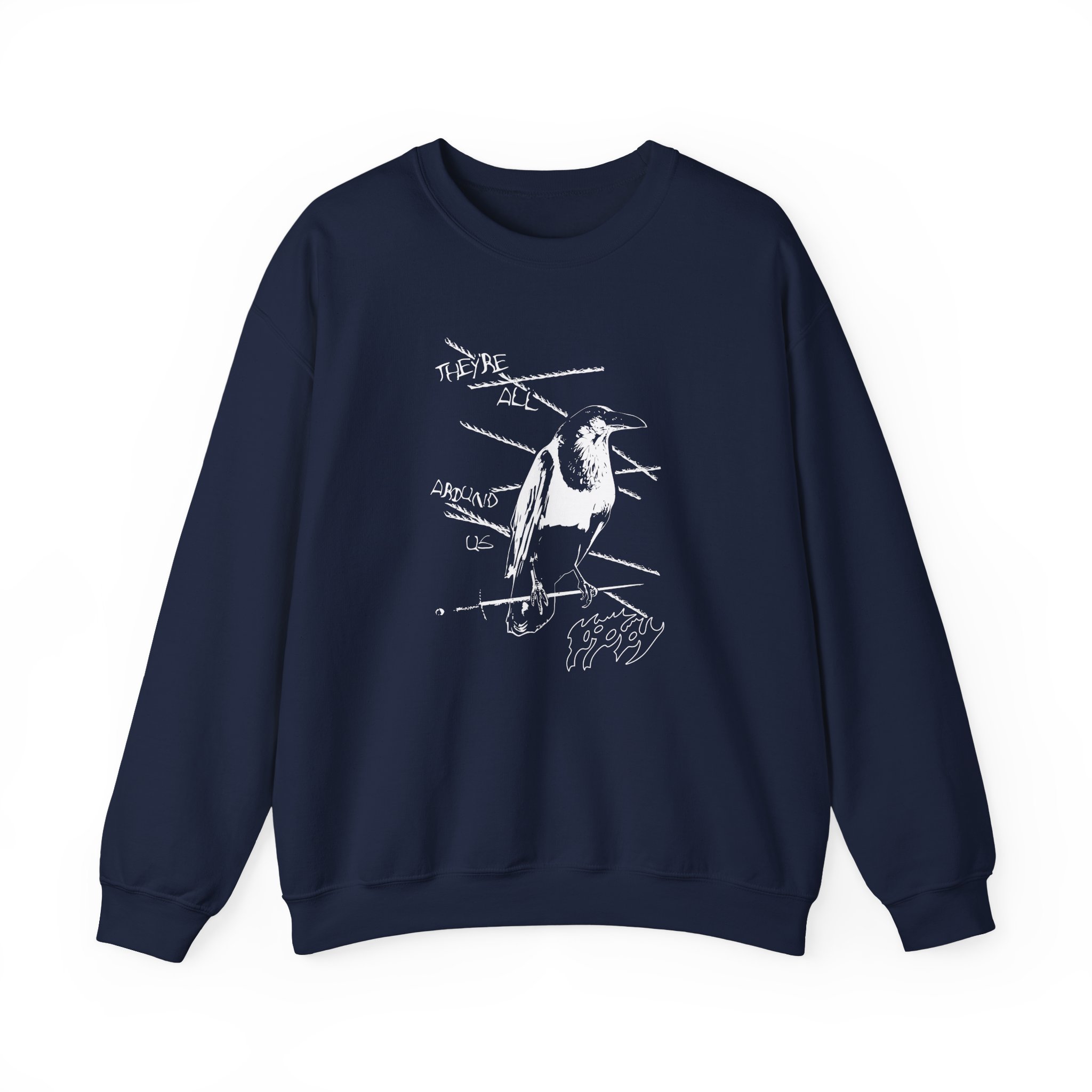 Poppy They're All Around Us Unisex Heavy Blend™ Crewneck Sweatshirt - Image 9