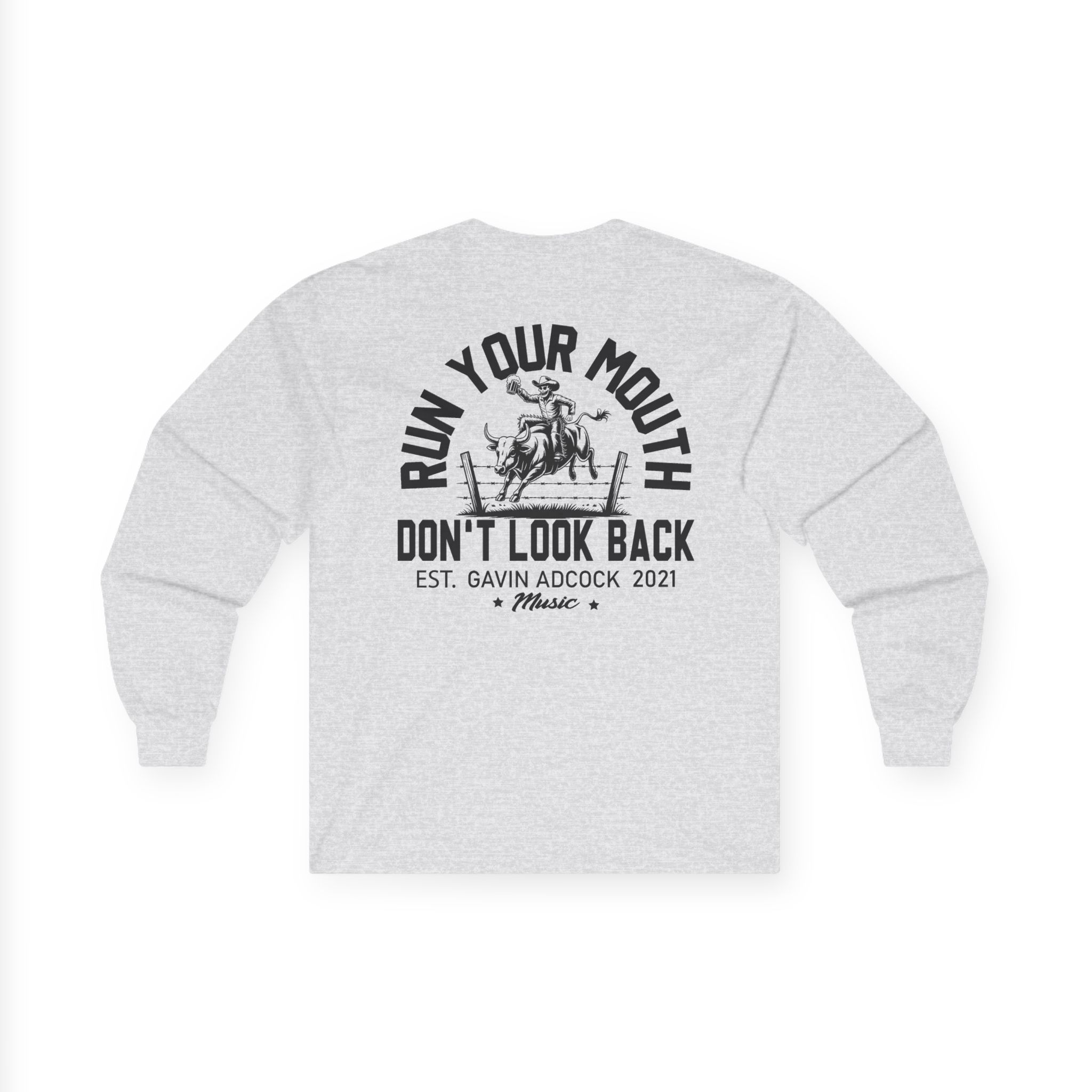 Gavin Adcock Run Your Mouth Unisex Ultra Cotton Long Sleeve Tee - Image 4