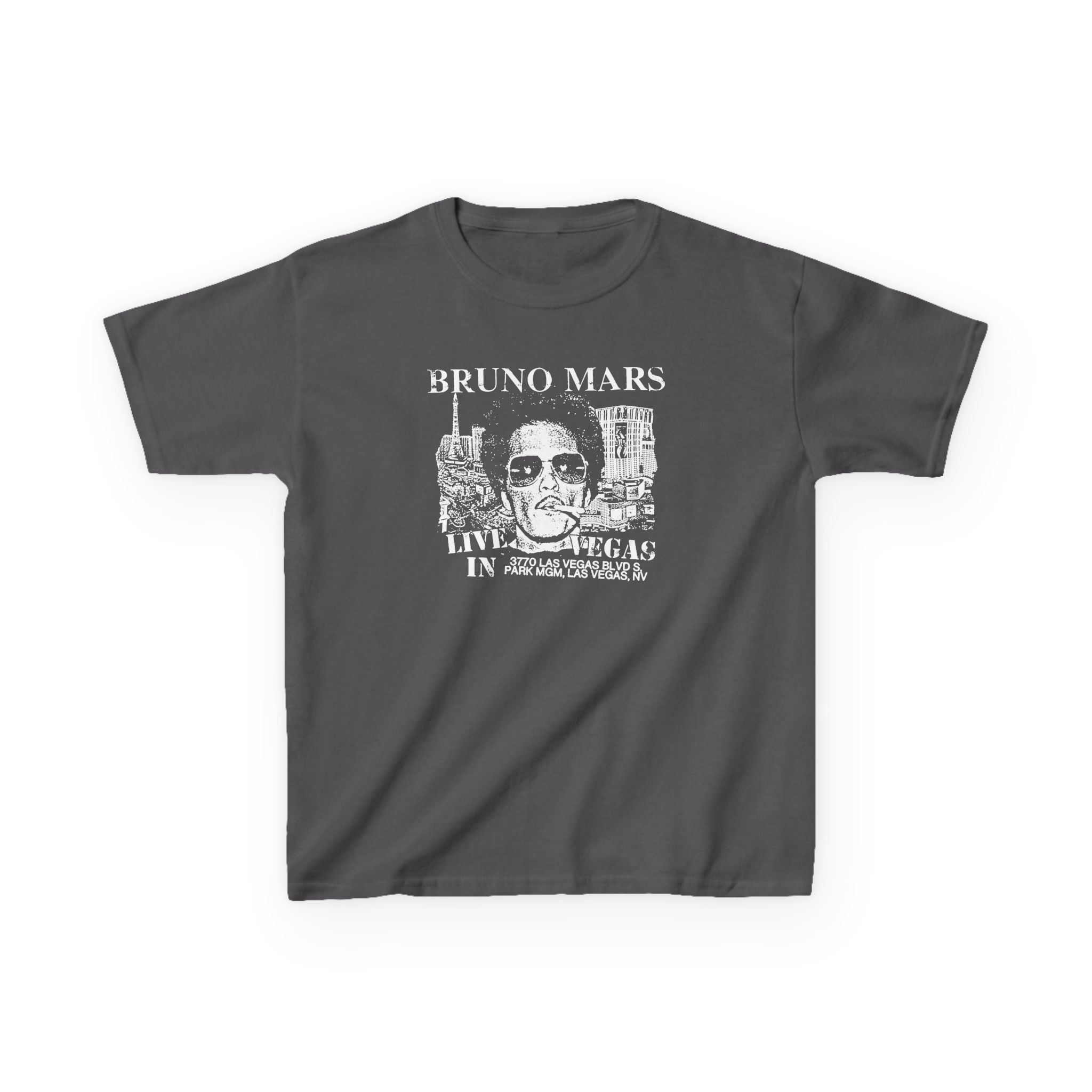 Kids Bruno Mars Live In Vegas Heavy Cotton™ Tee - Image 3