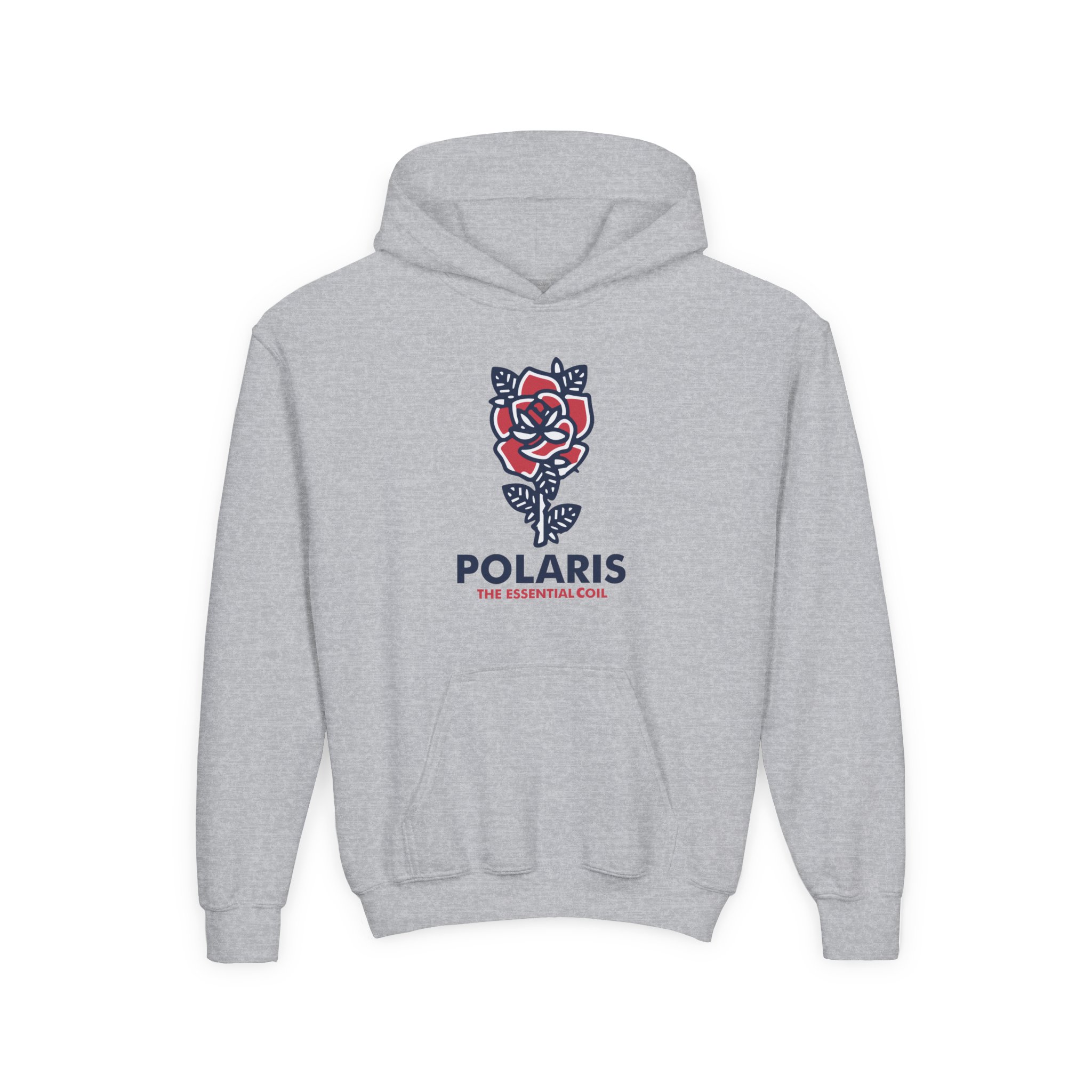 Polaris Rose Youth Heavy Blend Hooded Sweatshirt - Image 3