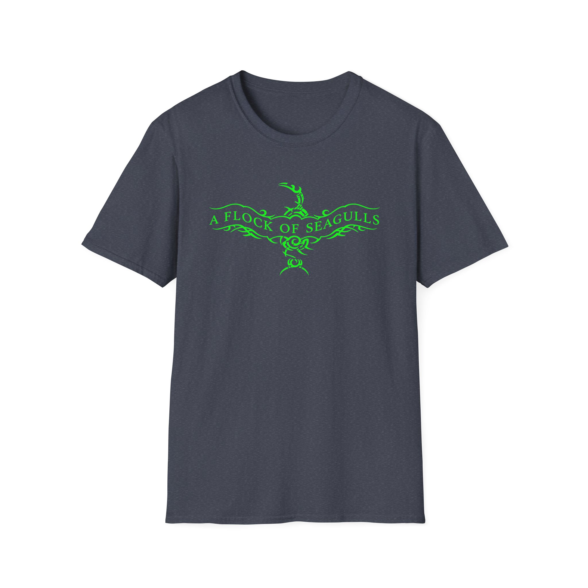 A Flock of Seagulls Logo Unisex Softstyle T-Shirt - Image 13