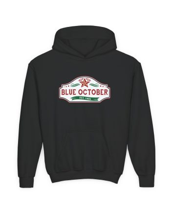 Blue October Est 1995 Youth Heavy Blend Hooded Sweatshirt