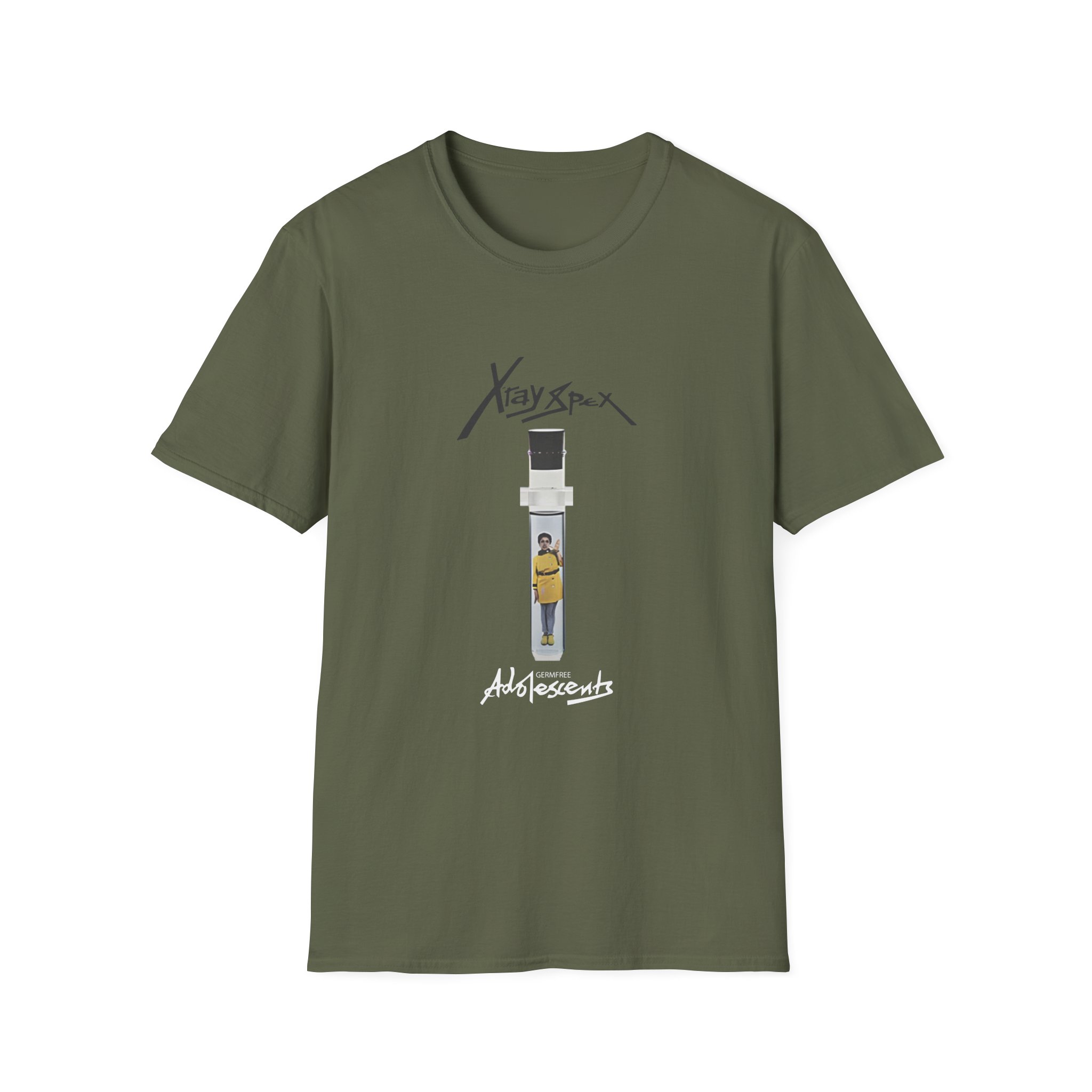 X-ray Spex Germ Free Single Tube Unisex Softstyle T-Shirt - Image 13