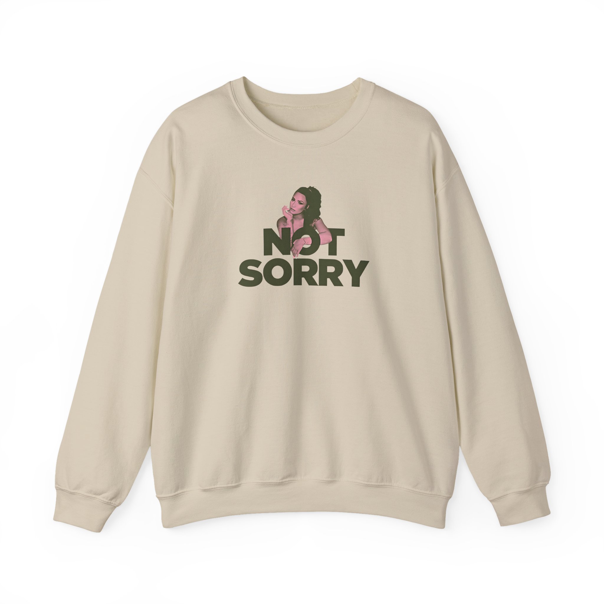 D L Not Sorry Unisex Heavy Blend™ Crewneck Sweatshirt - Image 5