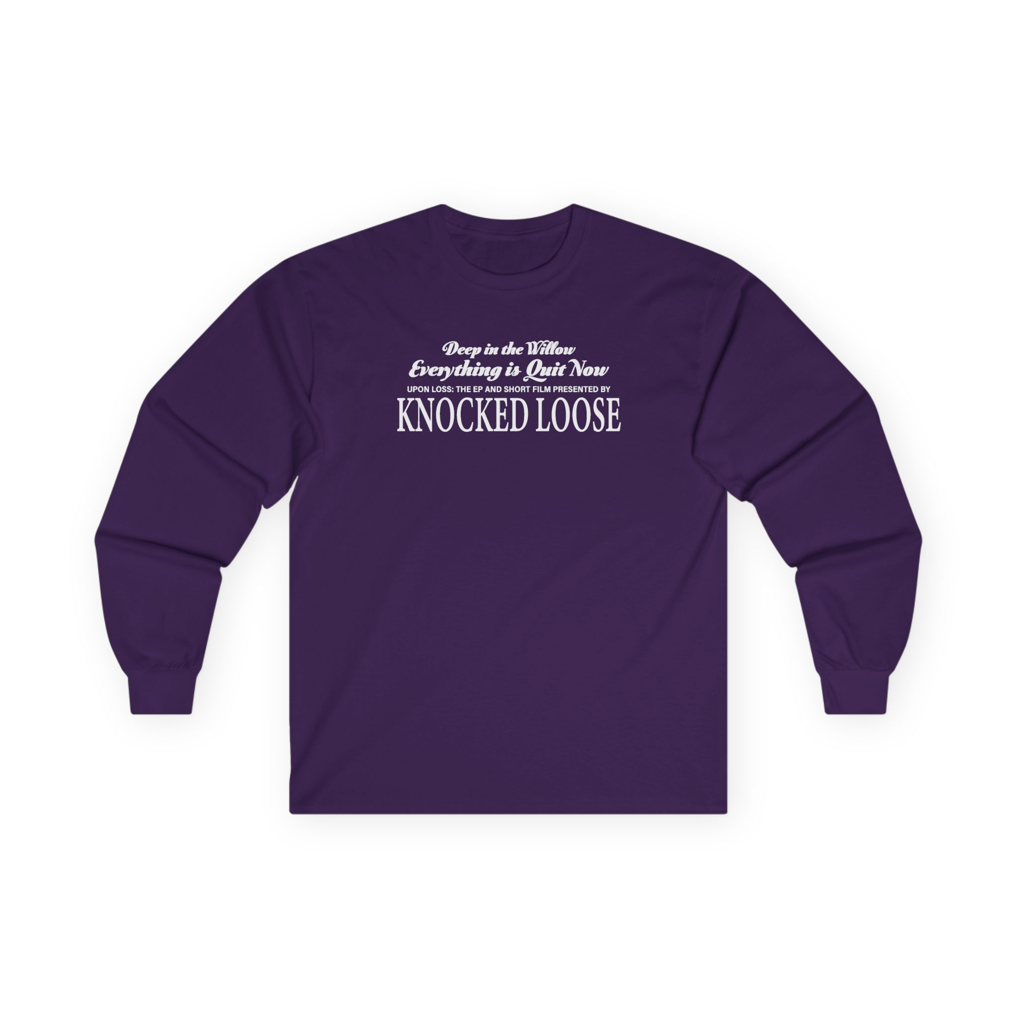 Knocked Loose Death Against Us Unisex Ultra Cotton Long Sleeve Tee - Image 15