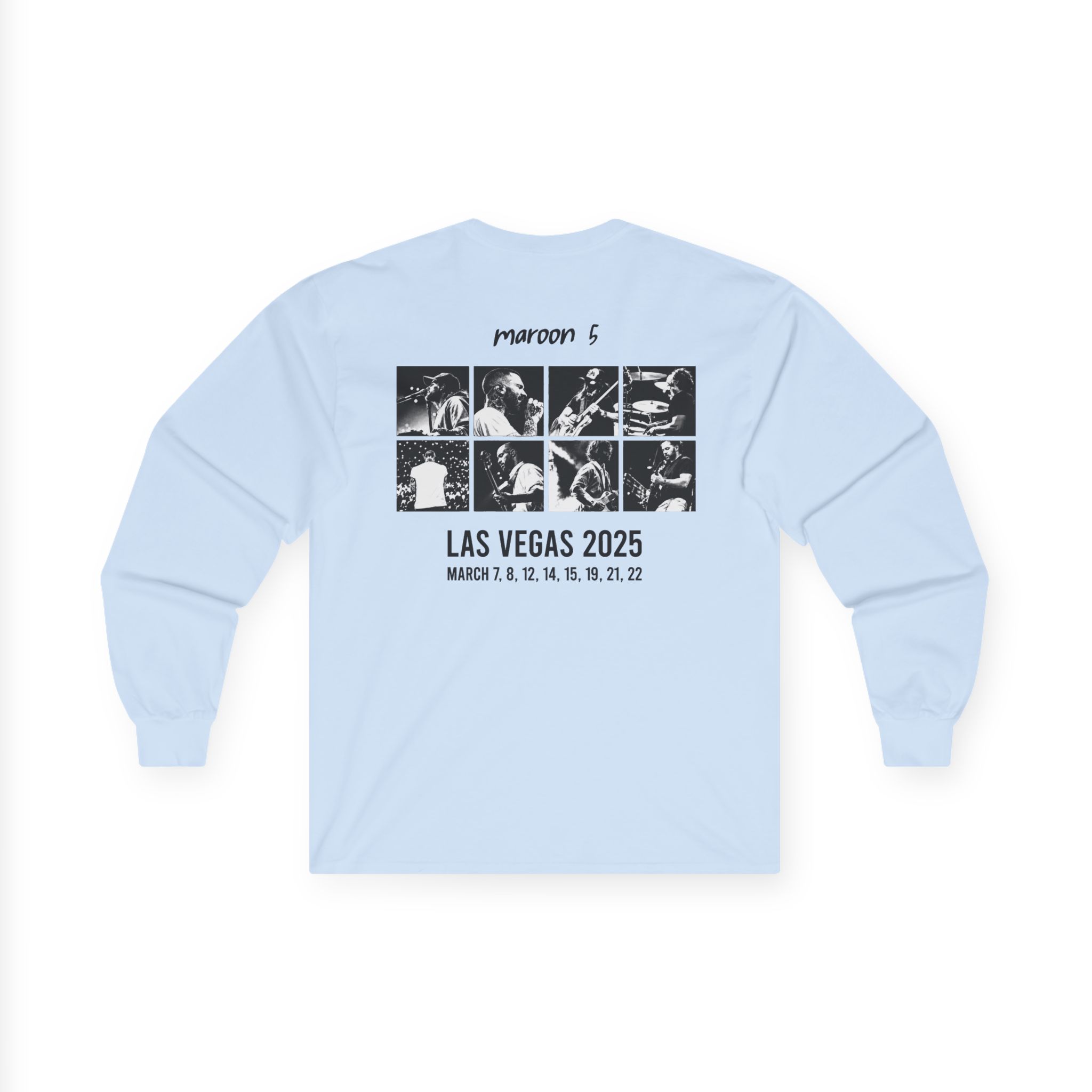 Adam Levine M5LV 2025 Grid Unisex Ultra Cotton Long Sleeve Tee - Image 6
