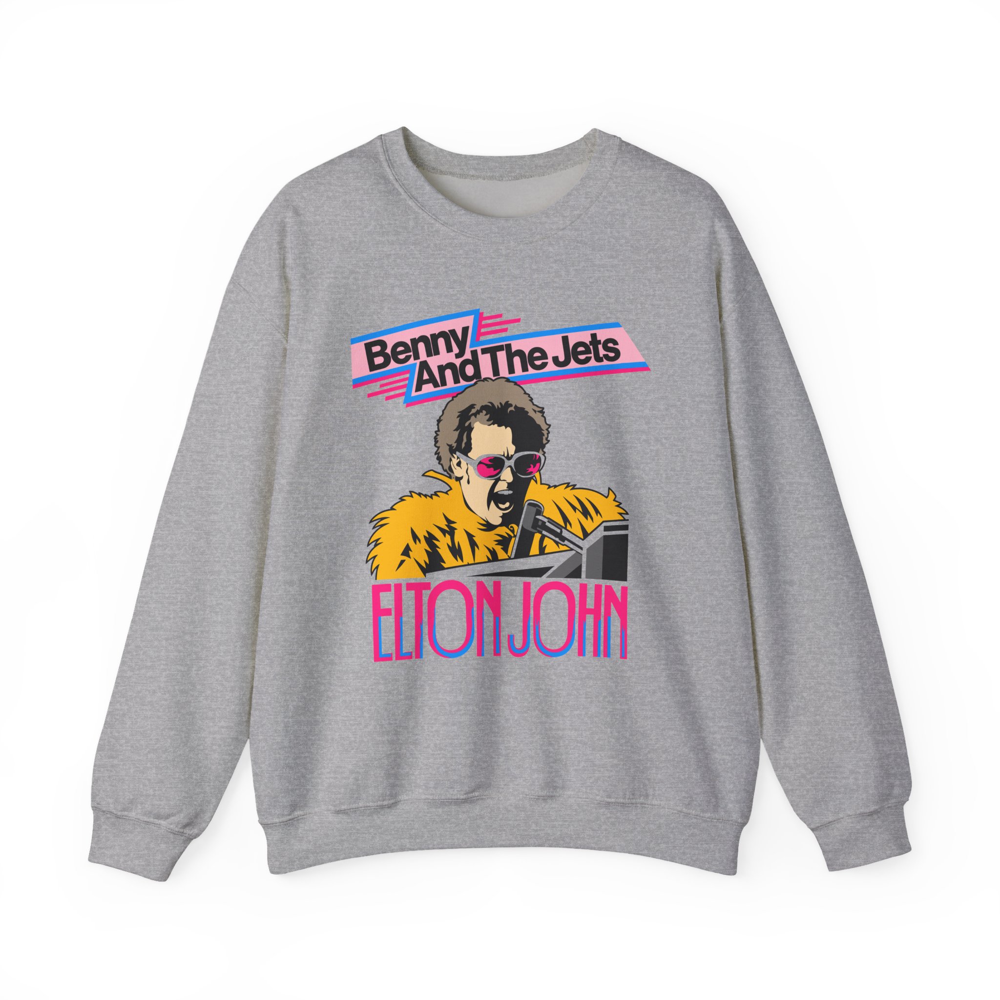 Ej Farewell Bennie and the Jets Unisex Heavy Blend™ Crewneck Sweatshirt - Image 7