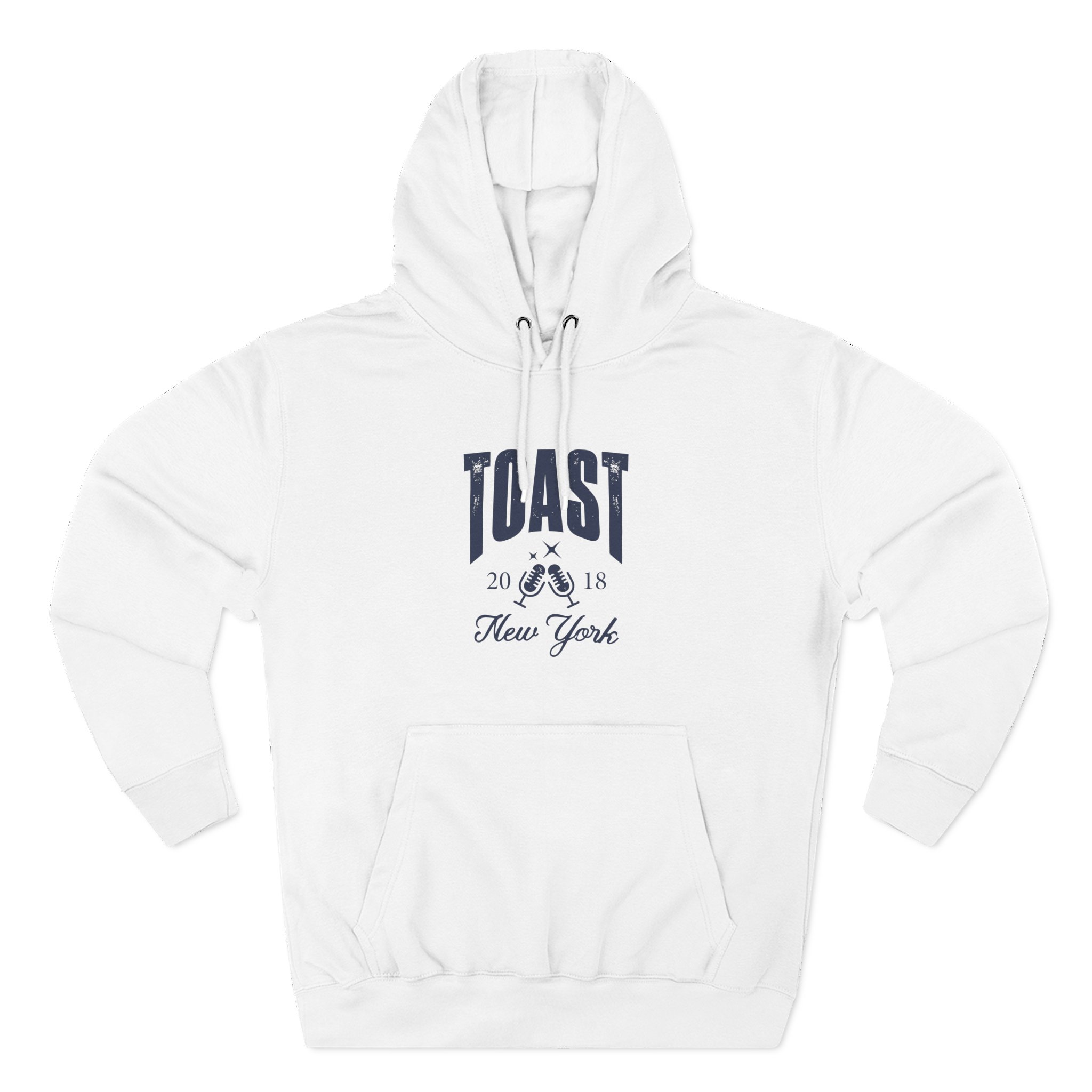 The Toast Sporty Three-Panel Fleece Hoodie