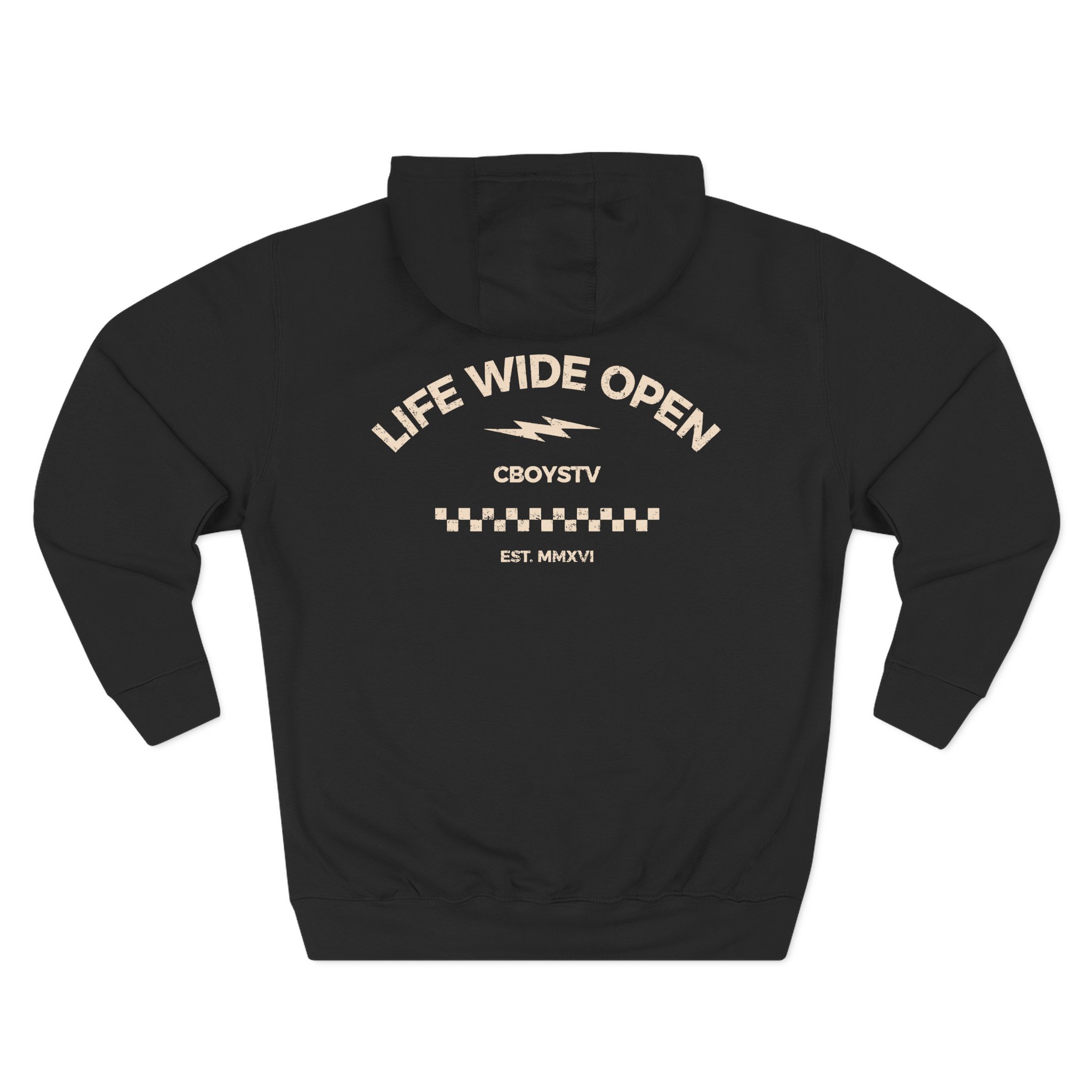 Cboystv Checkered Tournament Three-Panel Fleece Hoodie - Image 2