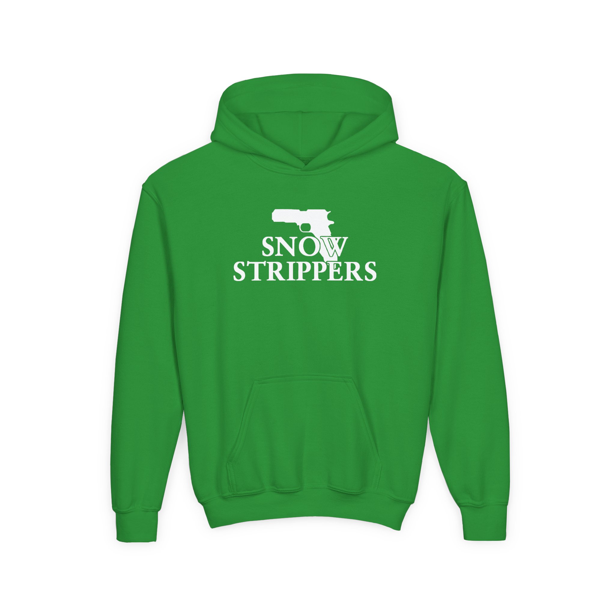 Youth Snow Strippers Heavy Blend Hooded Sweatshirt - Image 7