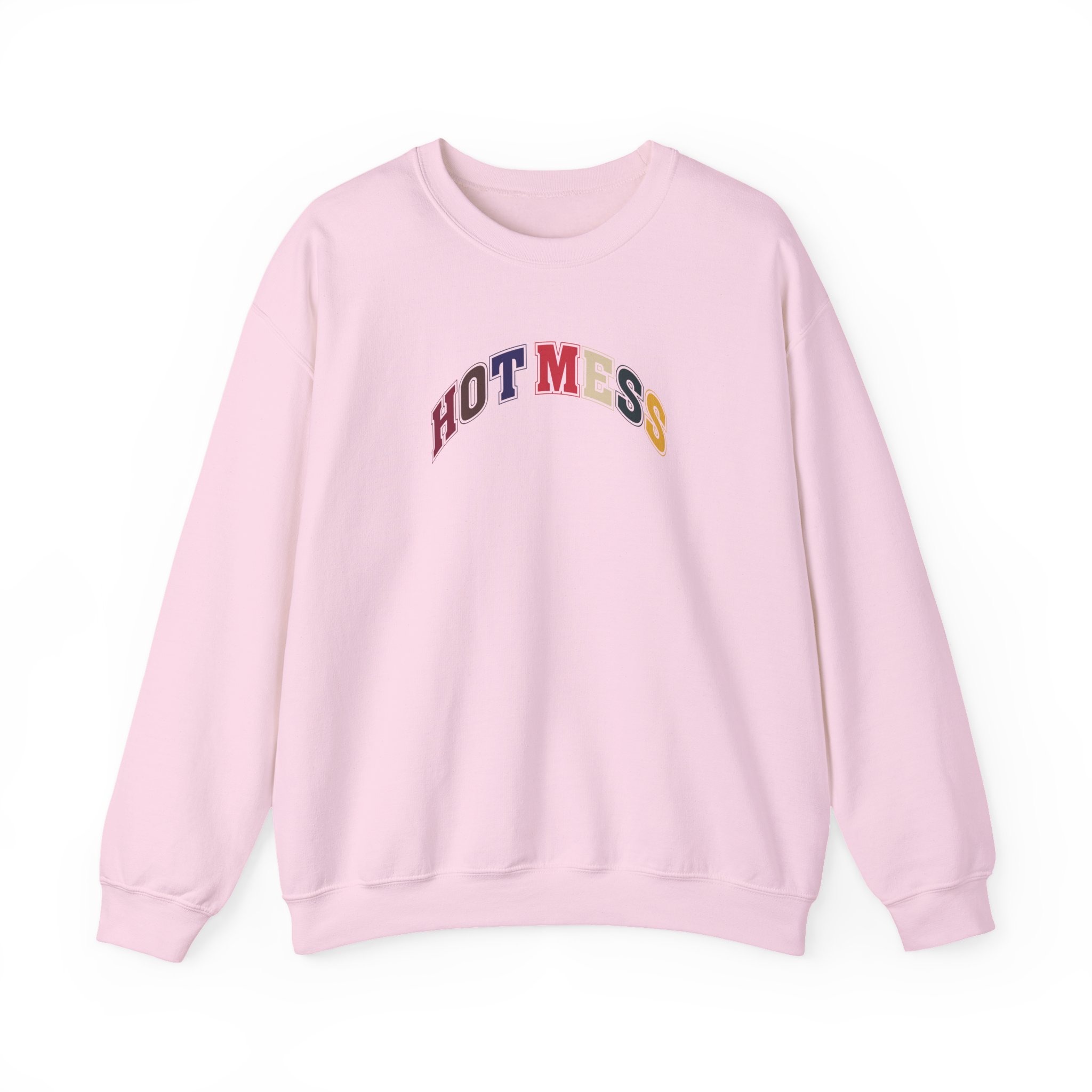 Alix Earle Hot Mess Varsity Unisex Heavy Blend™ Crewneck Sweatshirt - Image 7