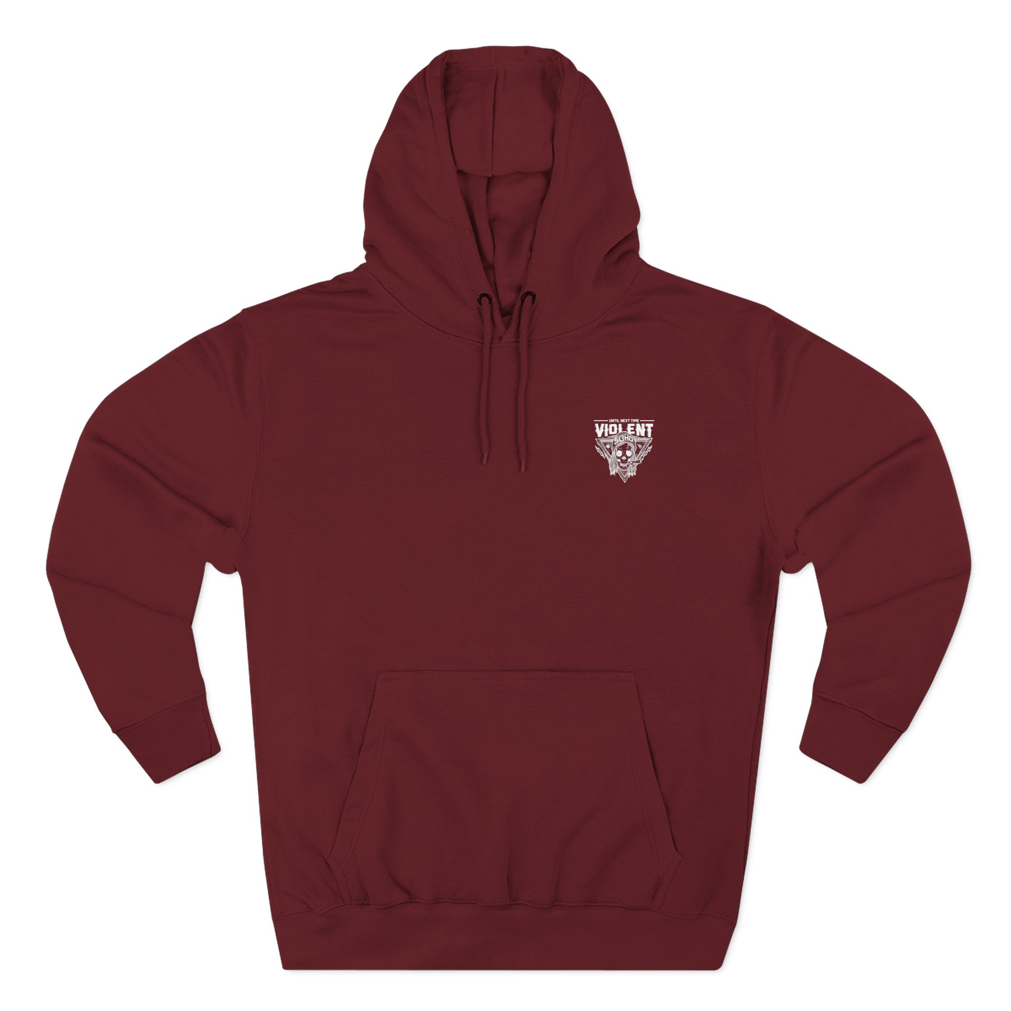 Violent Soho Until Next Time Blazin' Skull Three-Panel Fleece Hoodie - Image 11