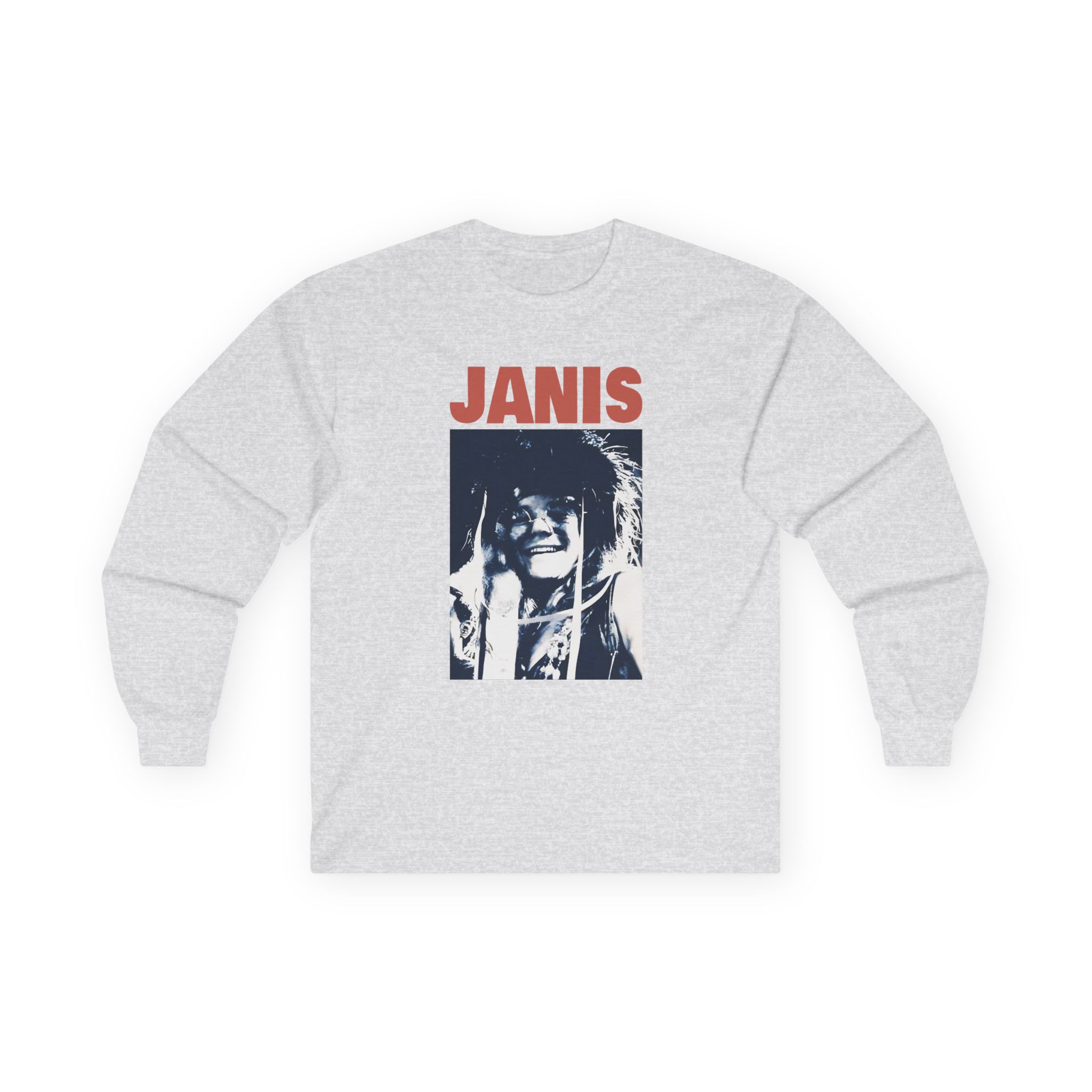 Janis Joplin Beatnick Unisex Ultra Cotton Long Sleeve Tee - Image 3