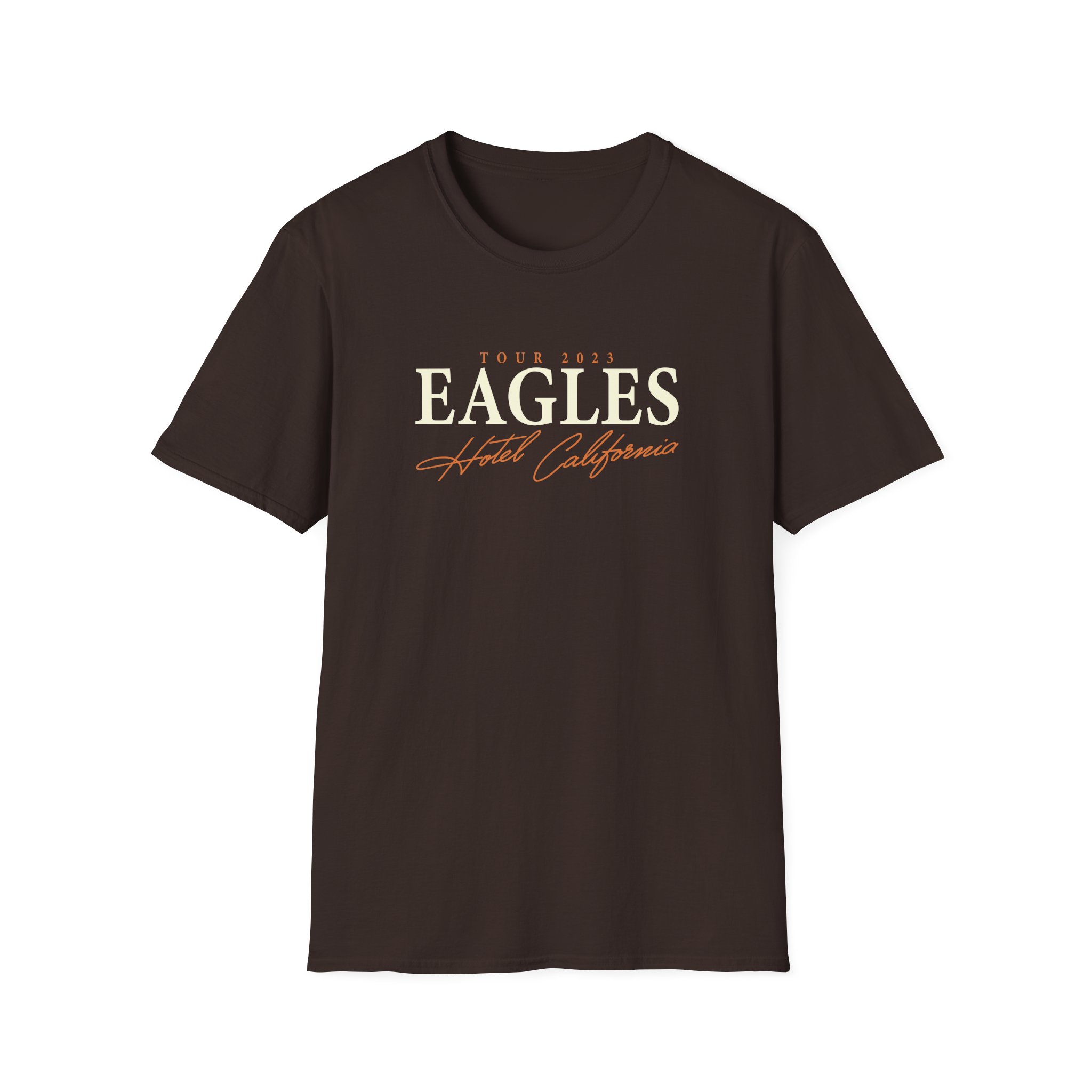 The Eagles Hotel California Unisex Softstyle T-Shirt - Image 3