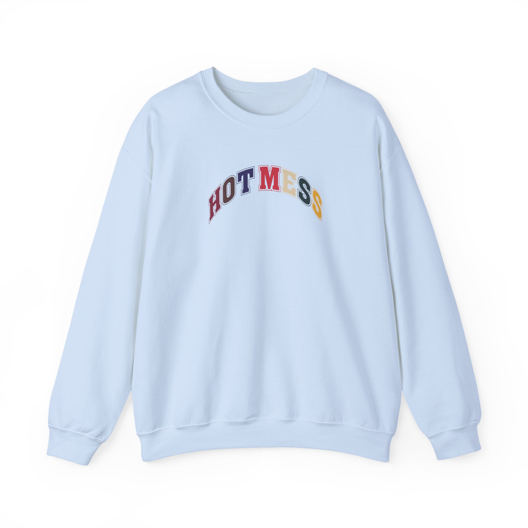 Alix Earle Hot Mess Varsity Unisex Heavy Blend™ Crewneck Sweatshirt - Image 5