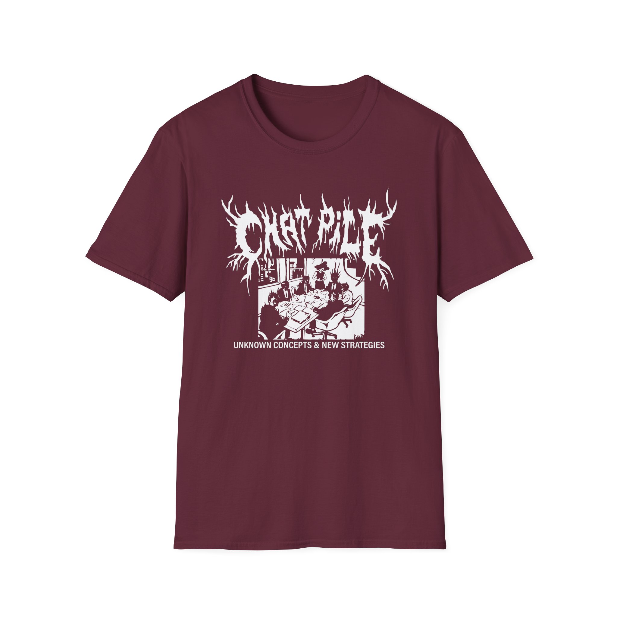 Chat Pile Show Poster Los Angeles Unisex Softstyle T-shirt - Image 3