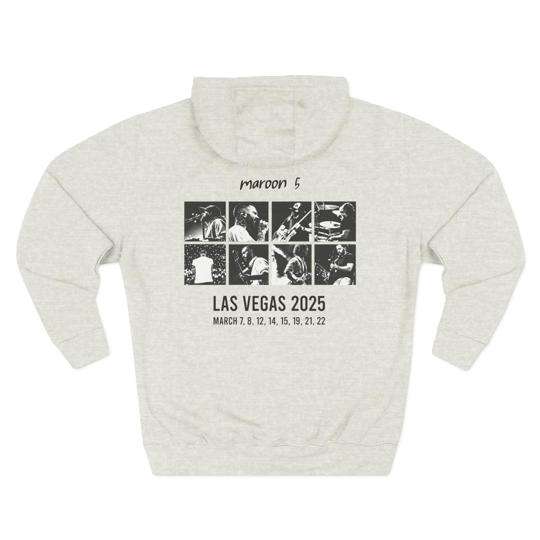 Adam Levine M5LV 2025 Grid Three-Panel Fleece Hoodie - Image 8