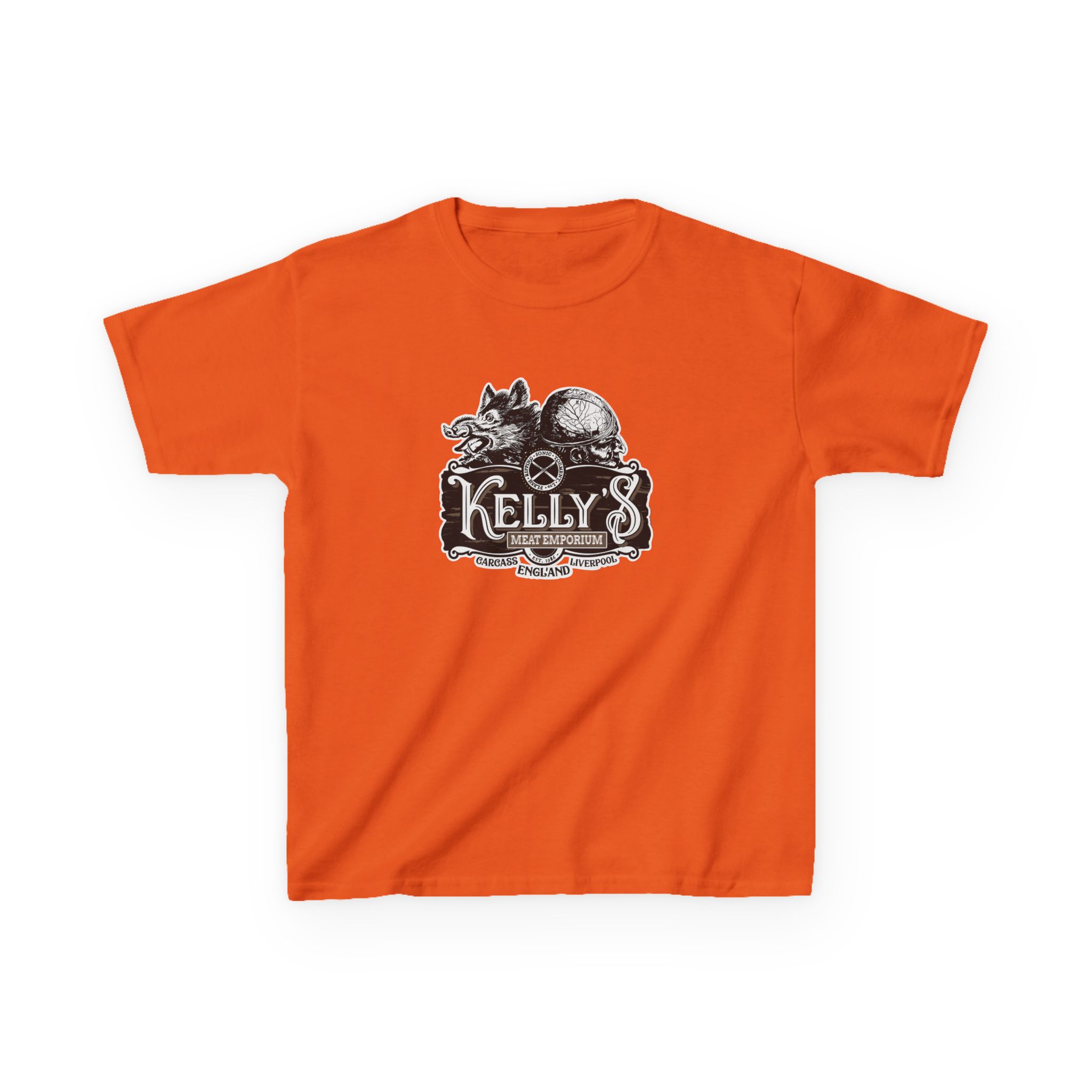 Carcass Kelly's Meat Emporium Kids Heavy Cotton™ Tee - Image 7