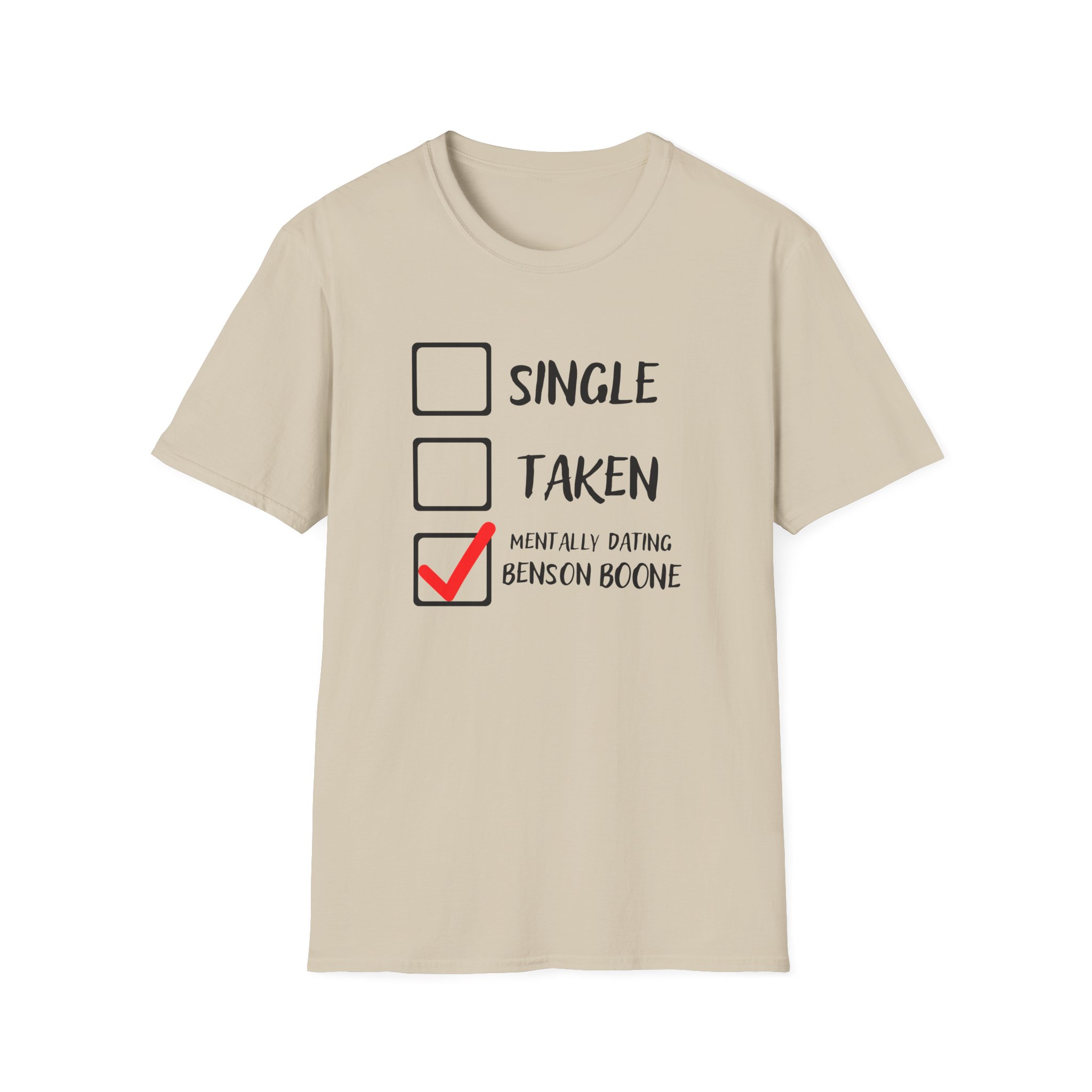 Benson Boone Mentally Dating Unisex Softstyle T-Shirt - Image 3