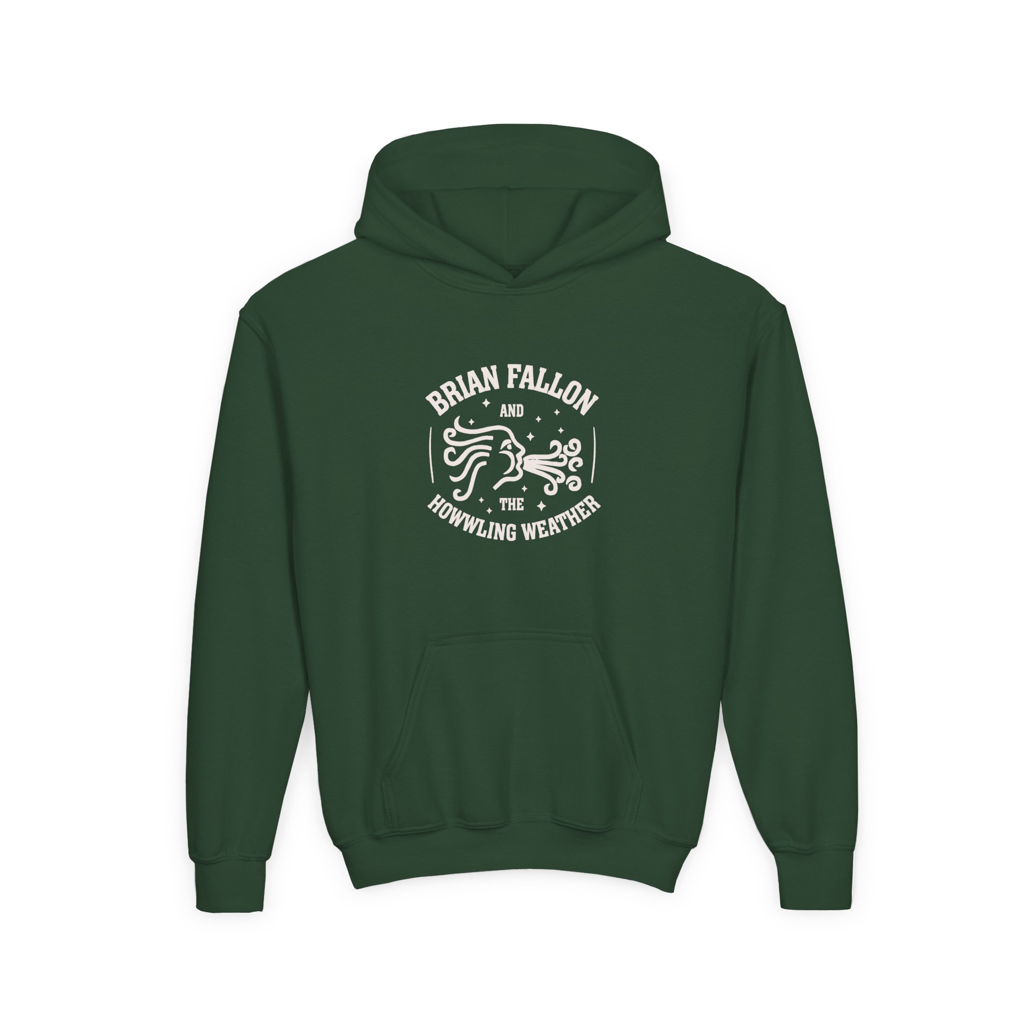 Brian Fallon Howling Weather Youth Heavy Blend Hooded Sweatshirt - Image 5