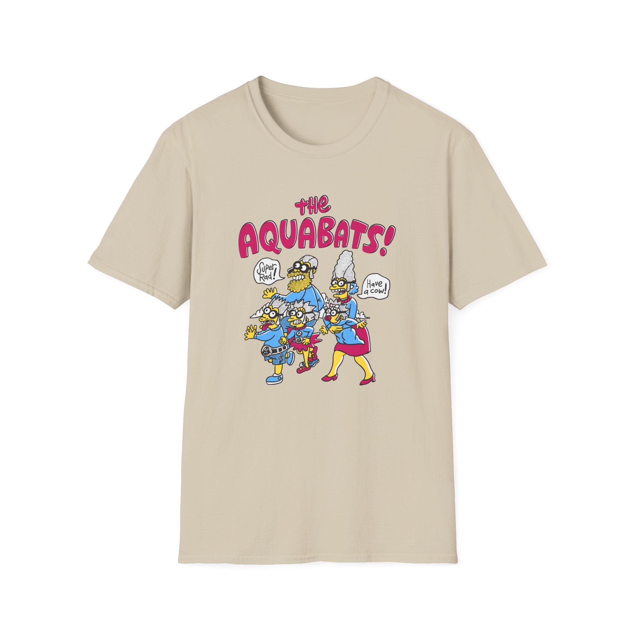 The Aquabats! Happy Family Unisex Softstyle T-Shirt - Image 3