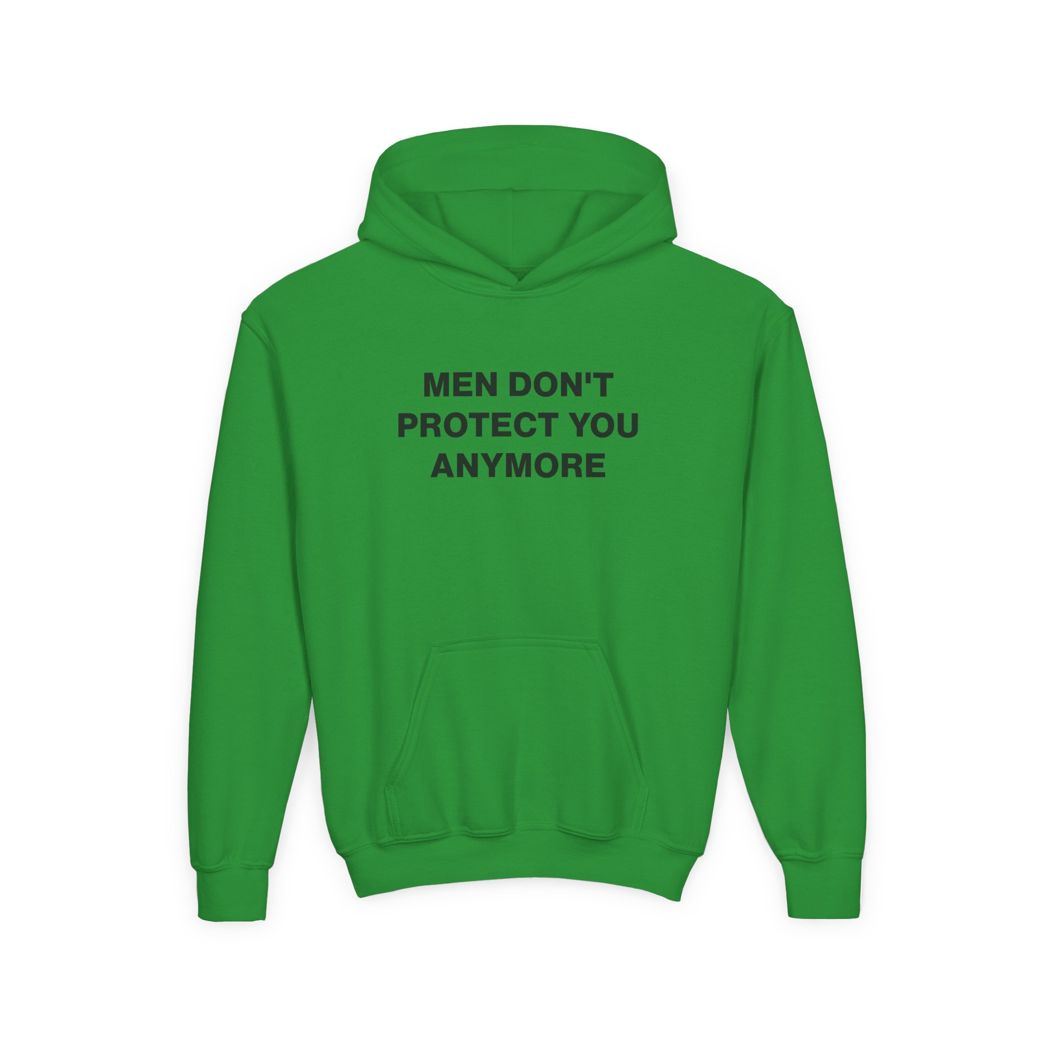Jenny Holzer Men Don´t Protect You Anymore Youth Heavy Blend Hooded Sweatshirt - Image 5