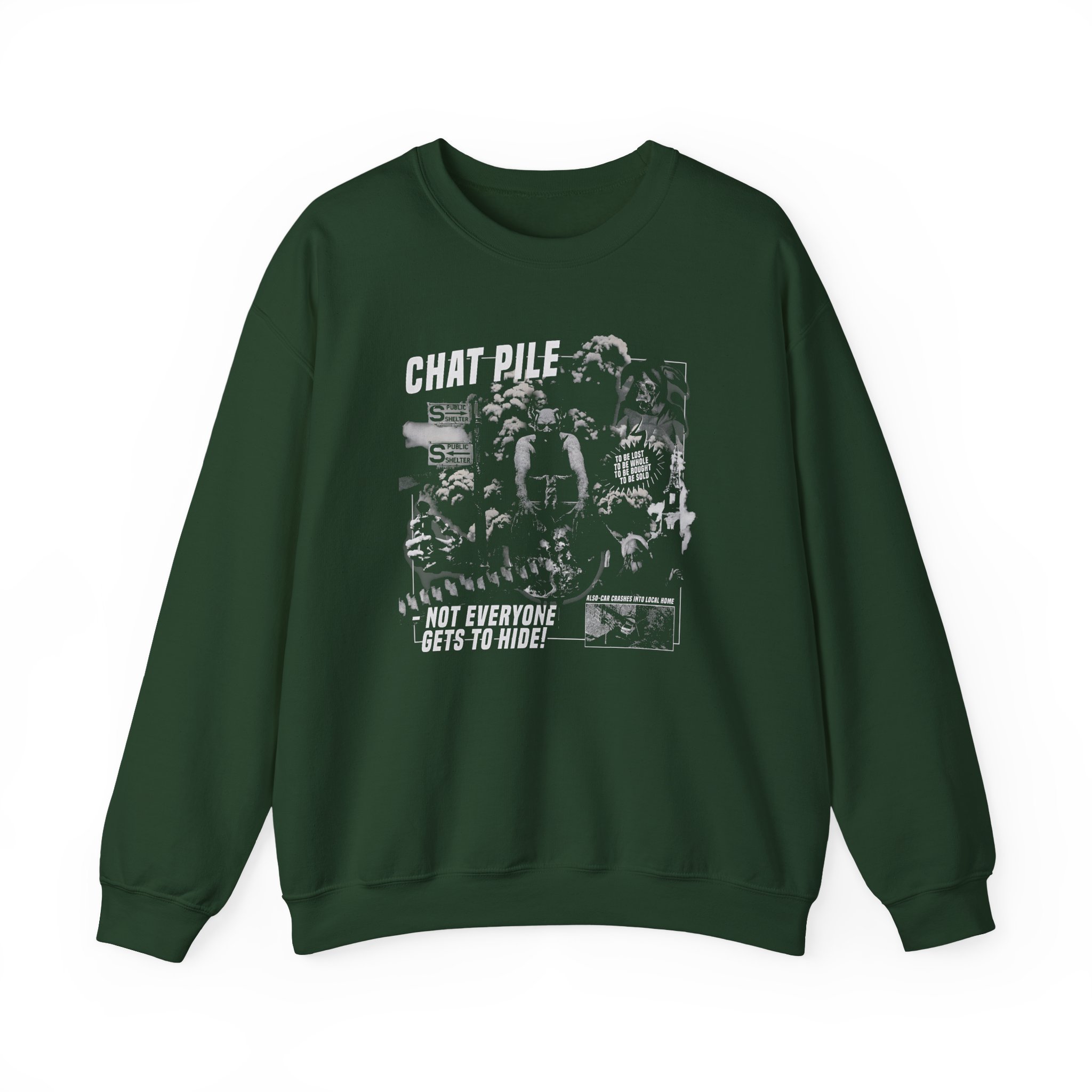 Chat Pile Weekly World News Unisex Heavy Blend™ Crewneck Sweatshirt - Image 7