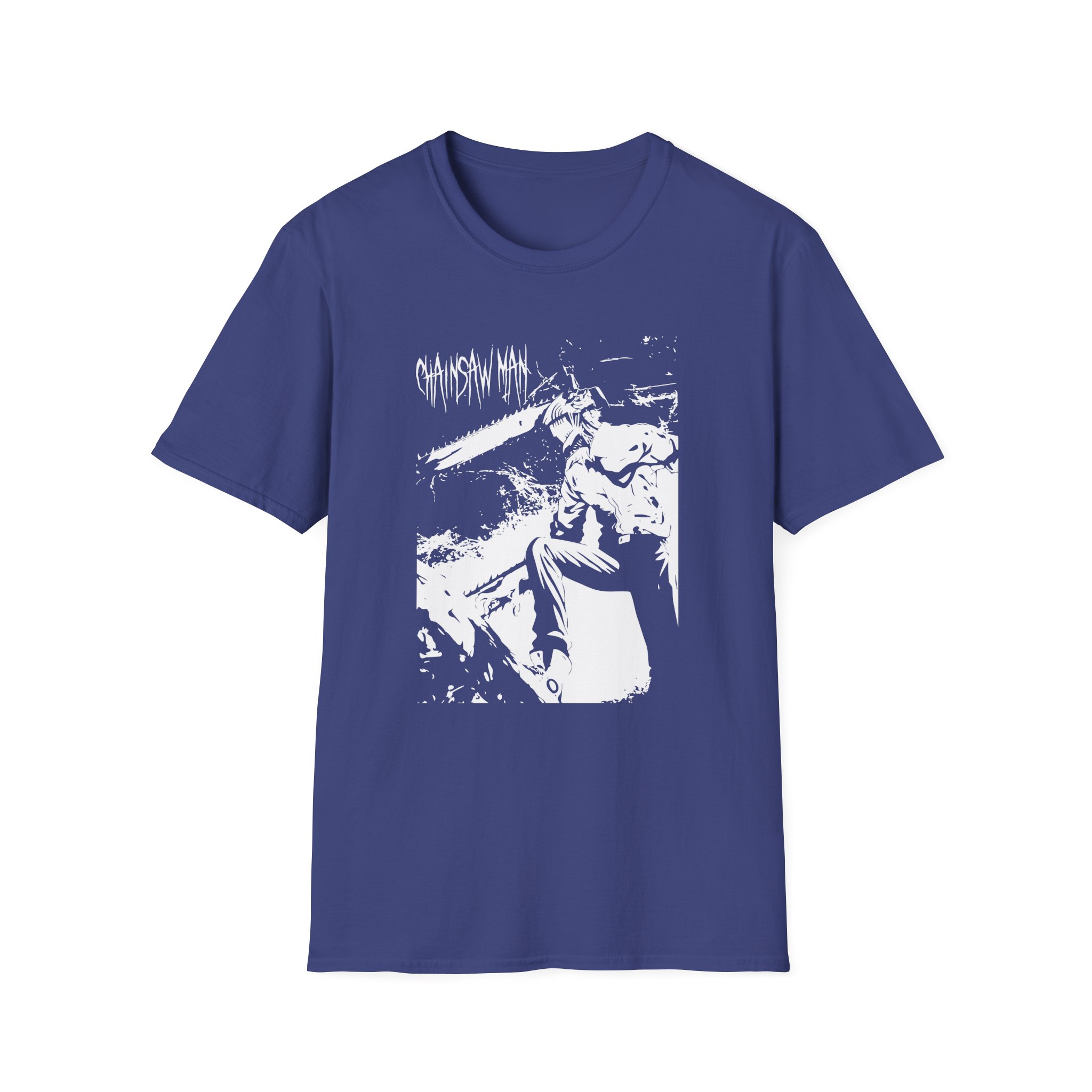 Chainsaw Man Jumbo Denji Unisex Softstyle T-Shirt - Image 13