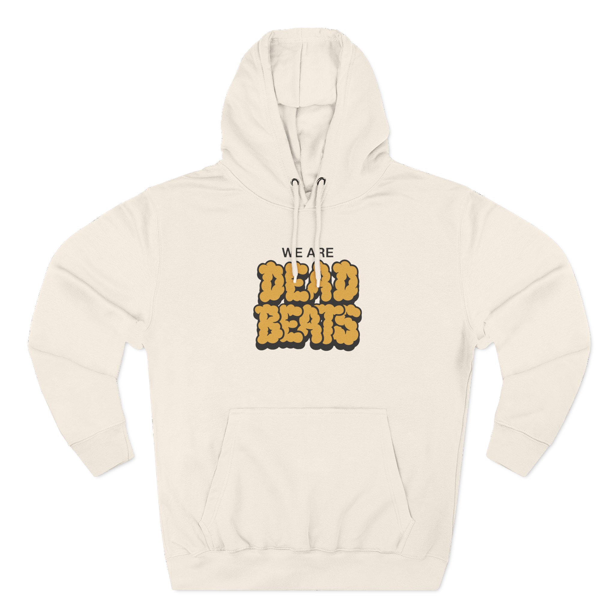 Deadbeats We Are Deadbeats Puff Three-Panel Fleece Hoodie - Image 5