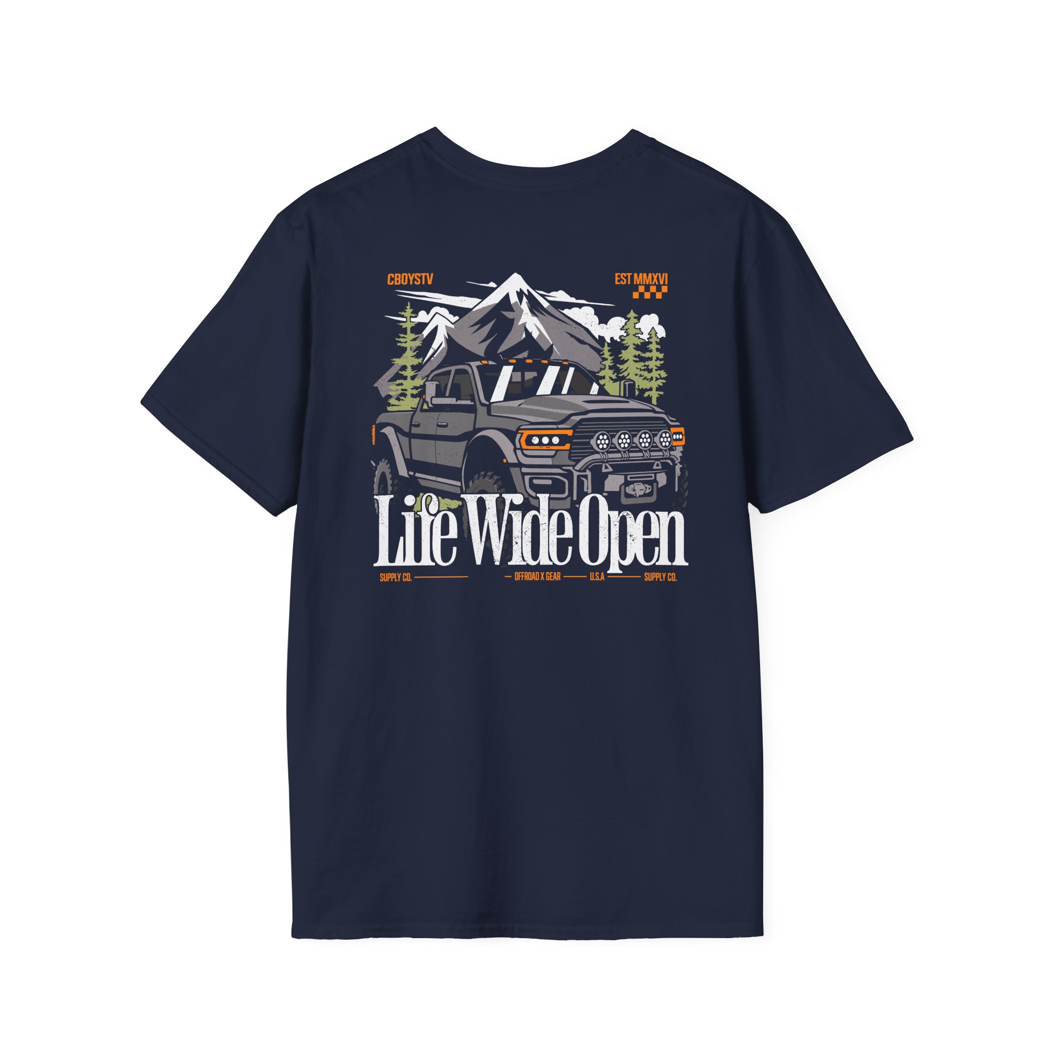 Cboystv Ram Mountain Unisex Softstyle T-Shirt - Image 6