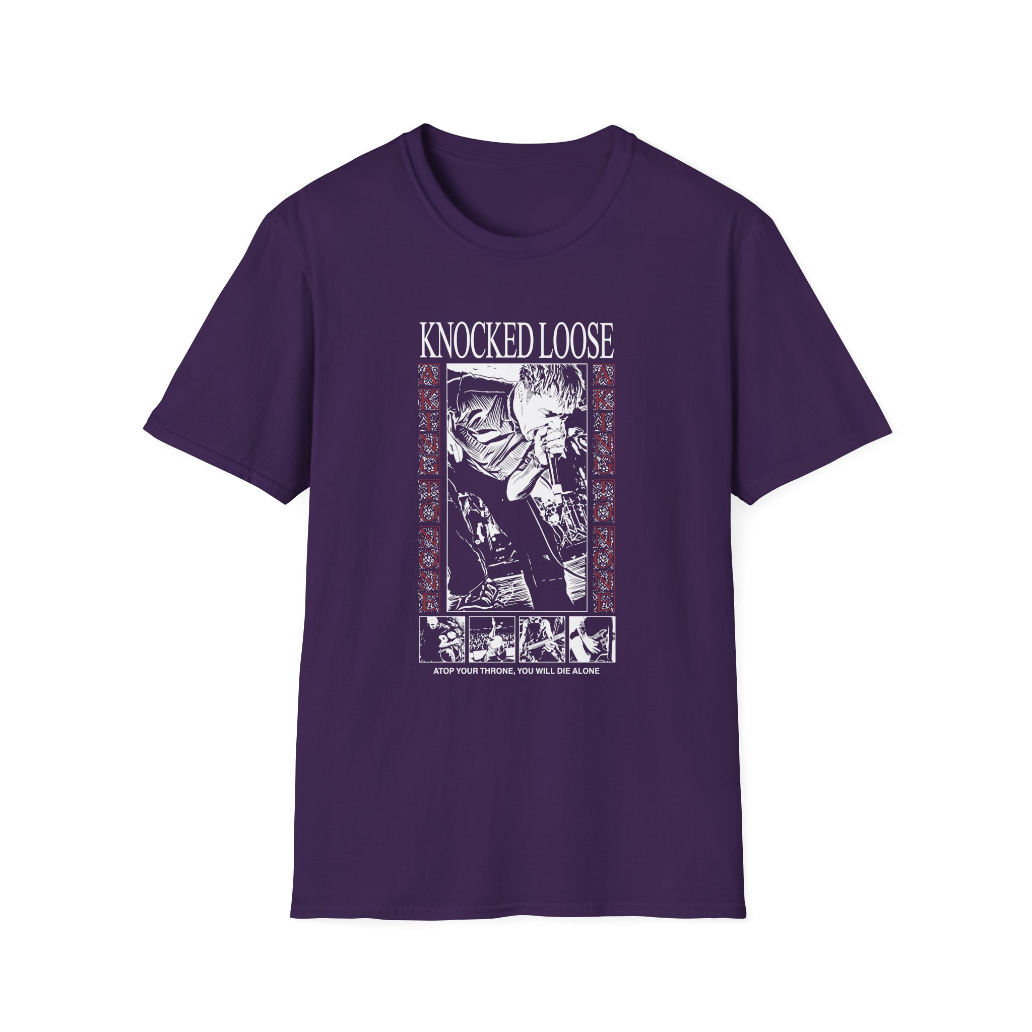 Knocked Loose Atop Your Throne Unisex Softstyle T-Shirt - Image 17