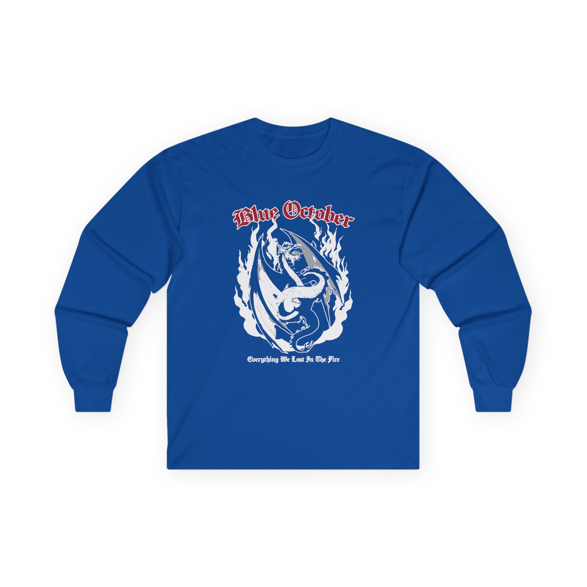 Blue October Ewlitf Dragon Unisex Ultra Cotton Long Sleeve Tee - Image 7