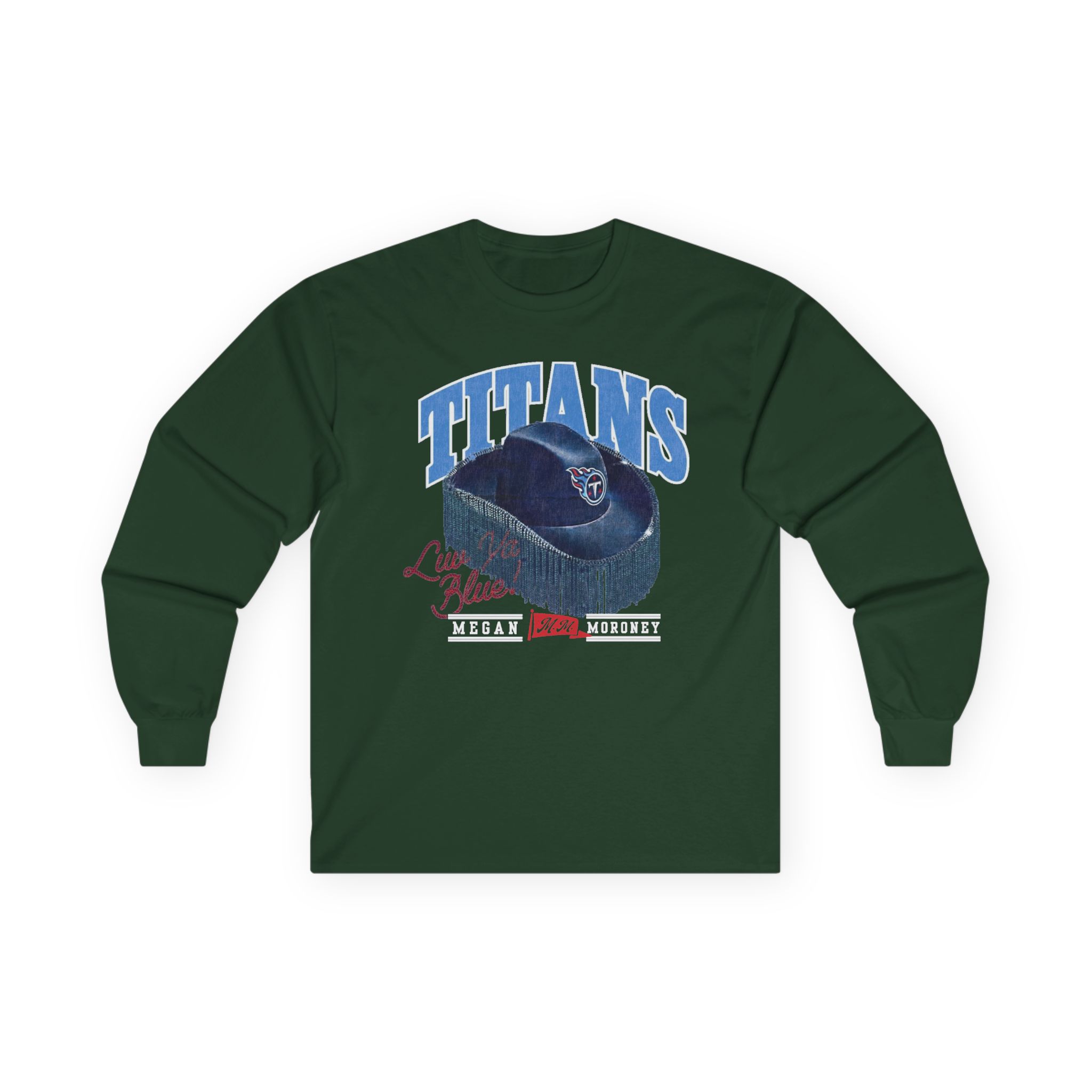 Megan Moroney Titans Cowgirl Hat Unisex Ultra Cotton Long Sleeve Tee - Image 5