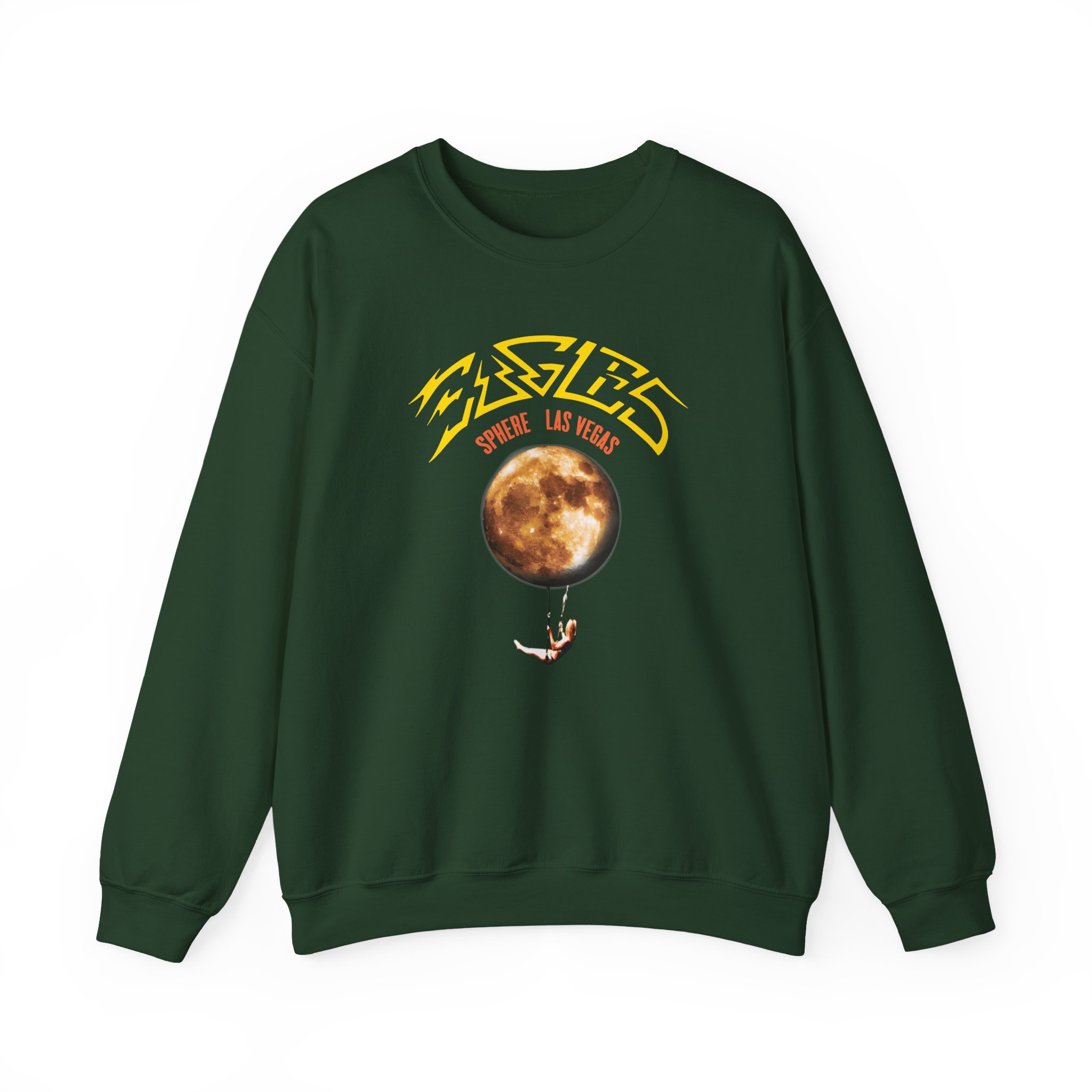 The Eagles Sphere Moon Trapeze Unisex Heavy Blend™ Crewneck Sweatshirt - Image 7