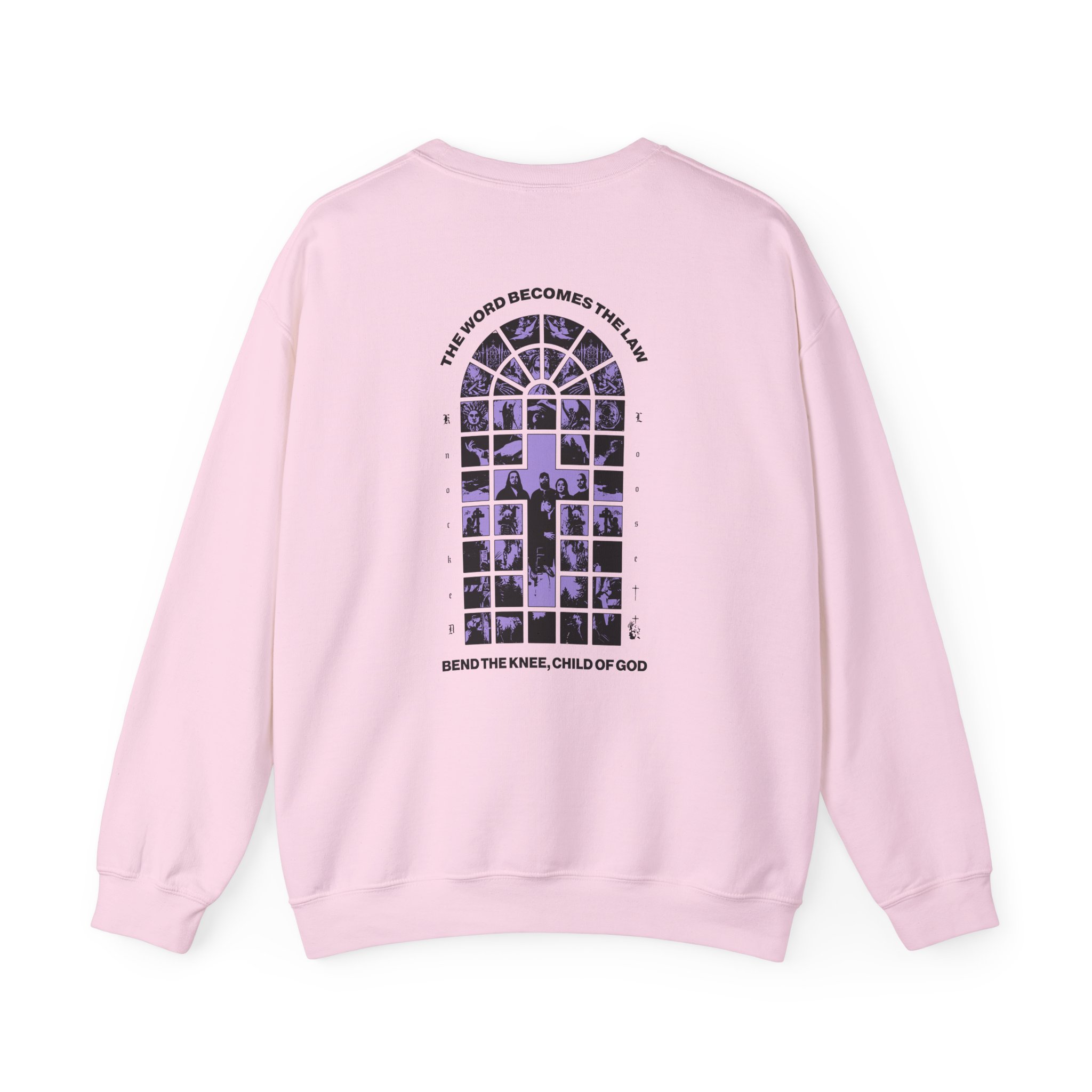 Knocked Loose Purple Cross Unisex Heavy Blend™ Crewneck Sweatshirt - Image 12