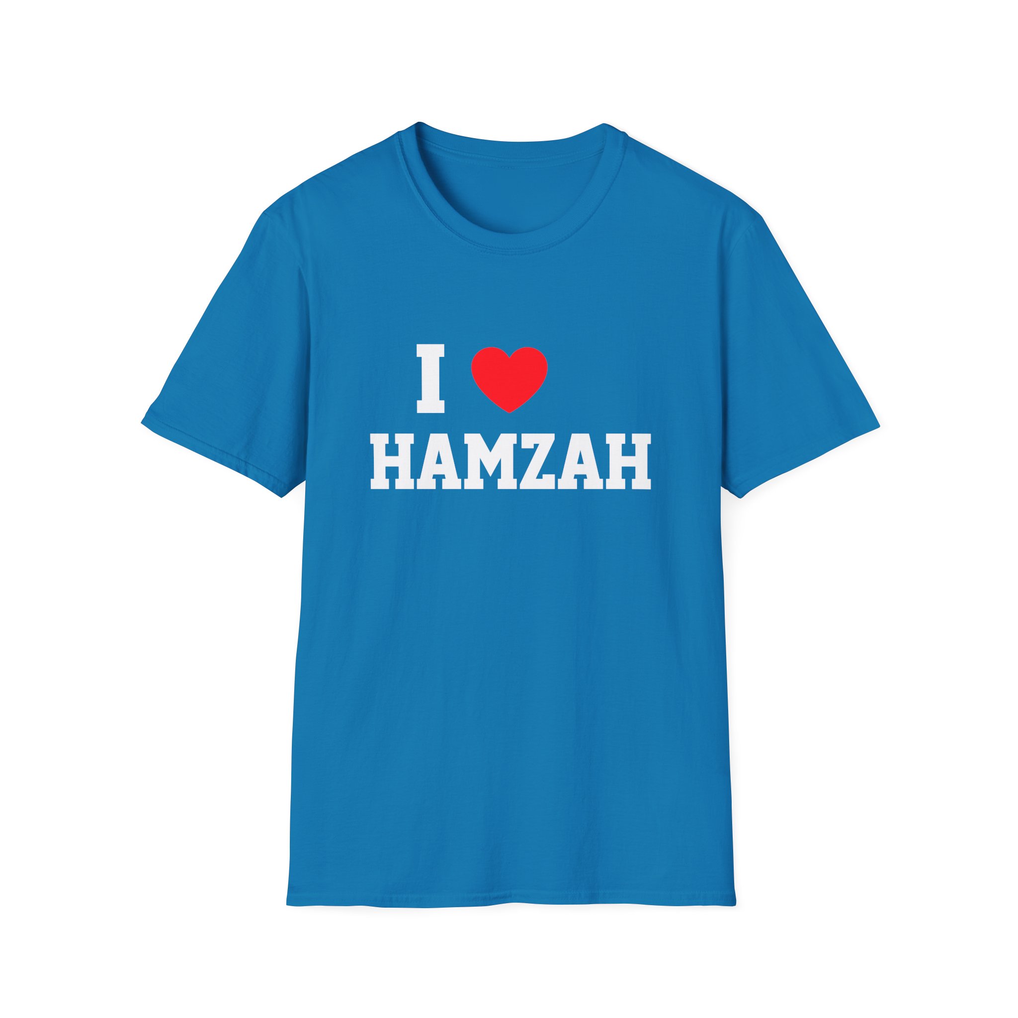 Hamza Love Unisex Softstyle T-Shirt - Image 13
